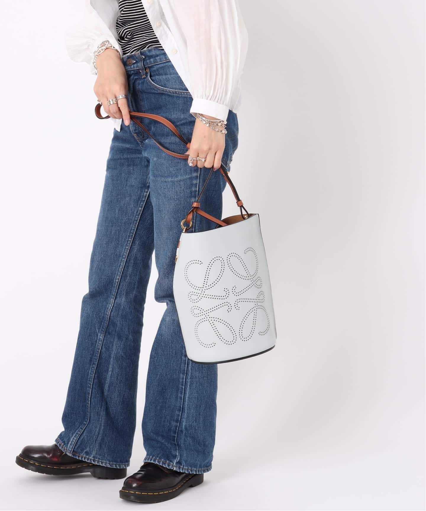 VINTAGE LOEWE/ロエベ】Gate bucket shoulder anagram（ショルダー