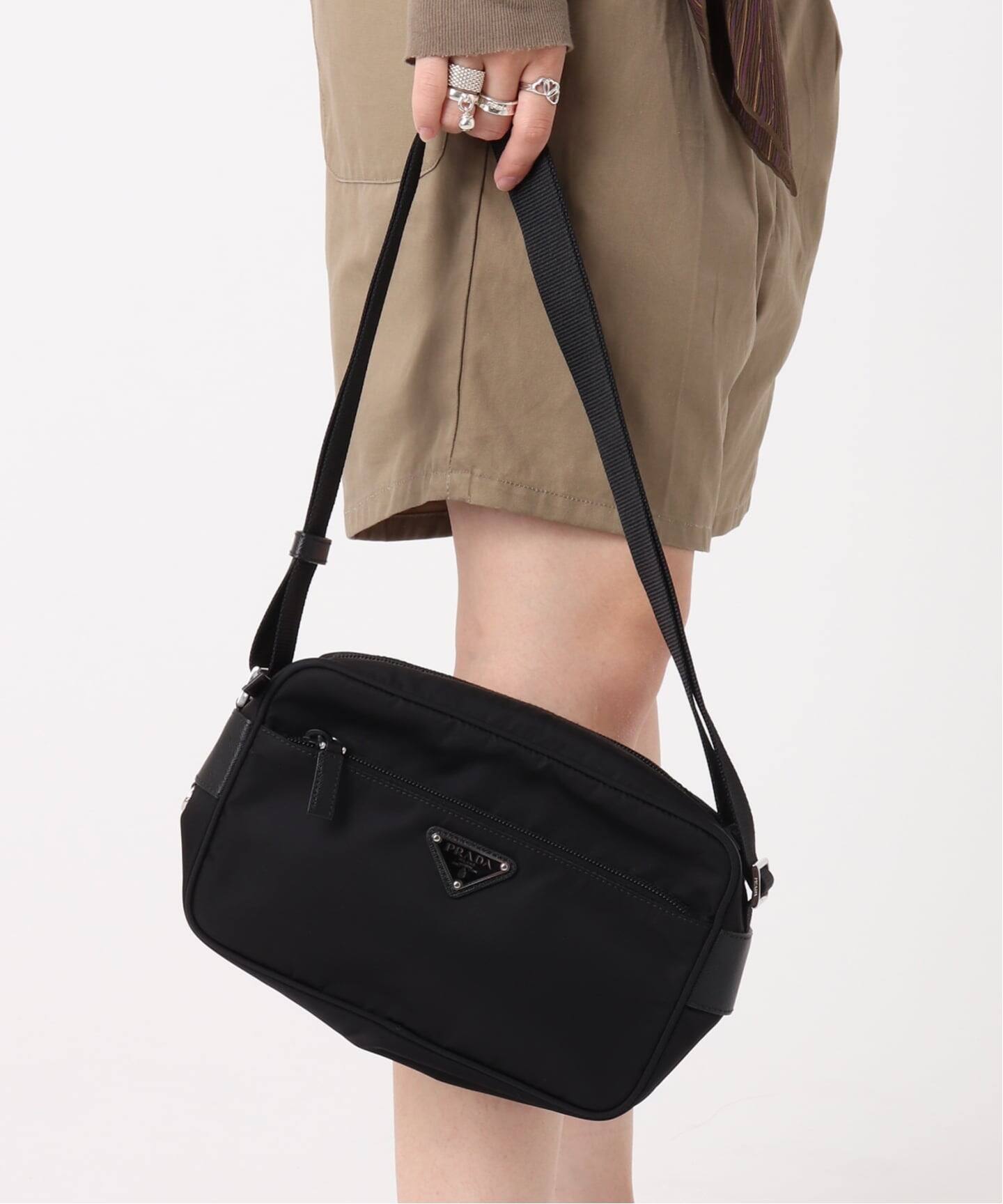 プラダ PRADA ショルダーバッグ VINTAGE PRADA/プラダ】shoulder zip pocket nylon（ショルダーバッグ
