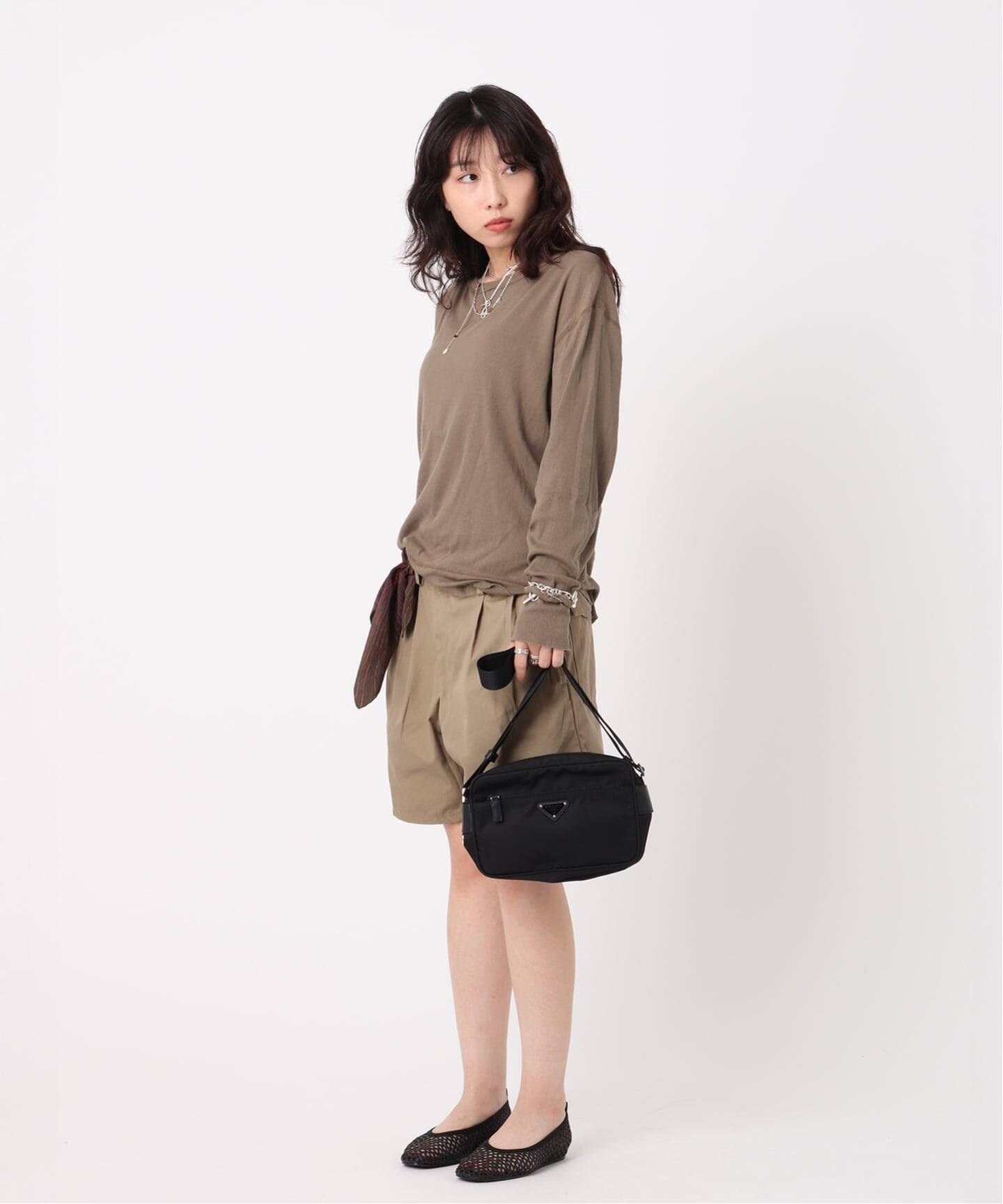 VINTAGE PRADA/プラダ】shoulder zip pocket nylon（ショルダーバッグ