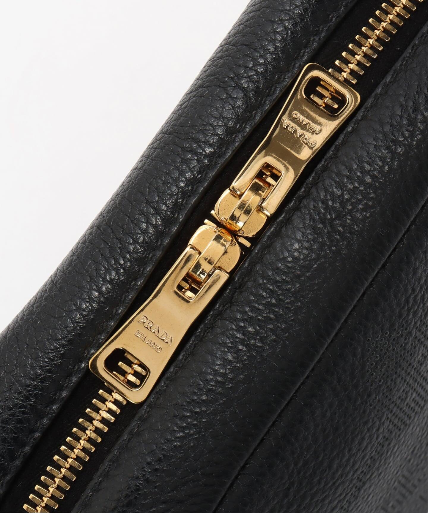 VINTAGE PRADA/プラダ】 vitello dino handbag（ショルダーバッグ