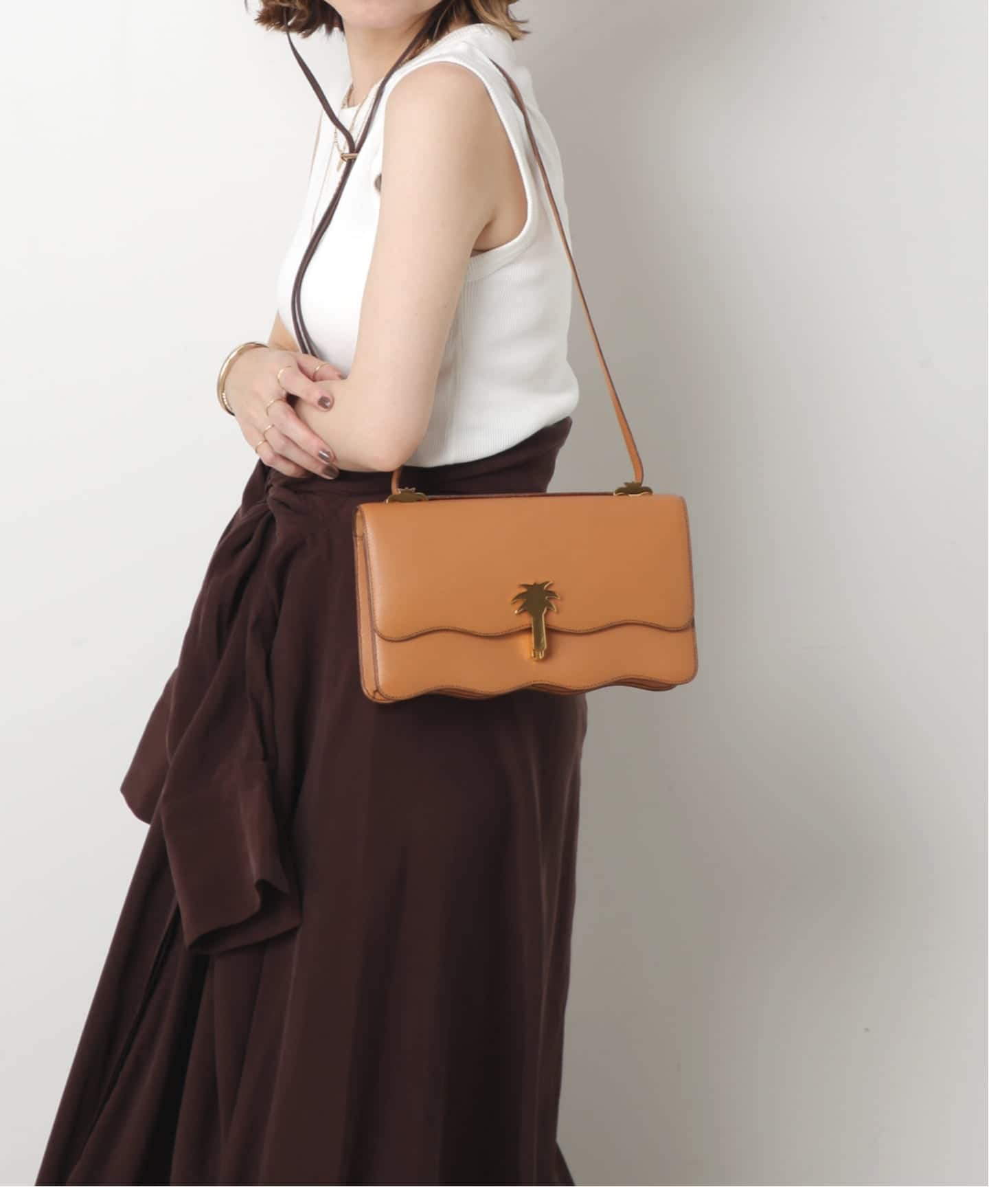 VINTAGE HERMES/エルメス】parmtree ショルダーバッグ（ショルダー