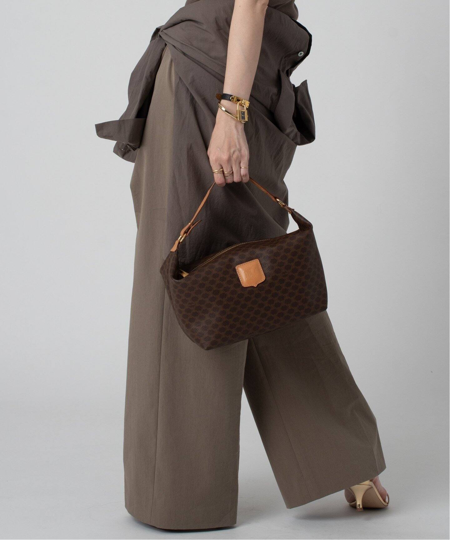 CELINE　セリーヌ ショルダーバッグ Celine Macadam Bag CELINE(セリーヌ) OLD CELIEN macadam shoulder bag マカダム柄