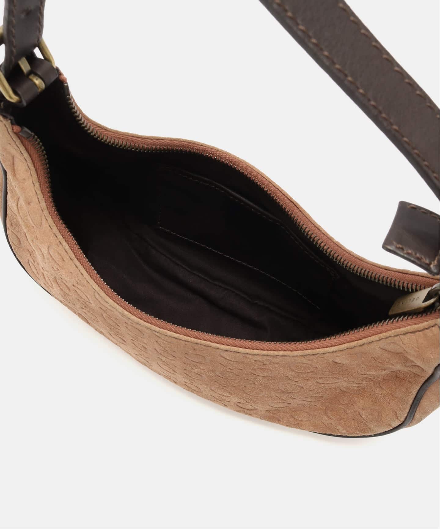 バッグ CELINE C MACADAM SUEDE SHOULDER BAG VINTAGE CELINE/セリーヌ】 c macadam セミショルダーバッグ