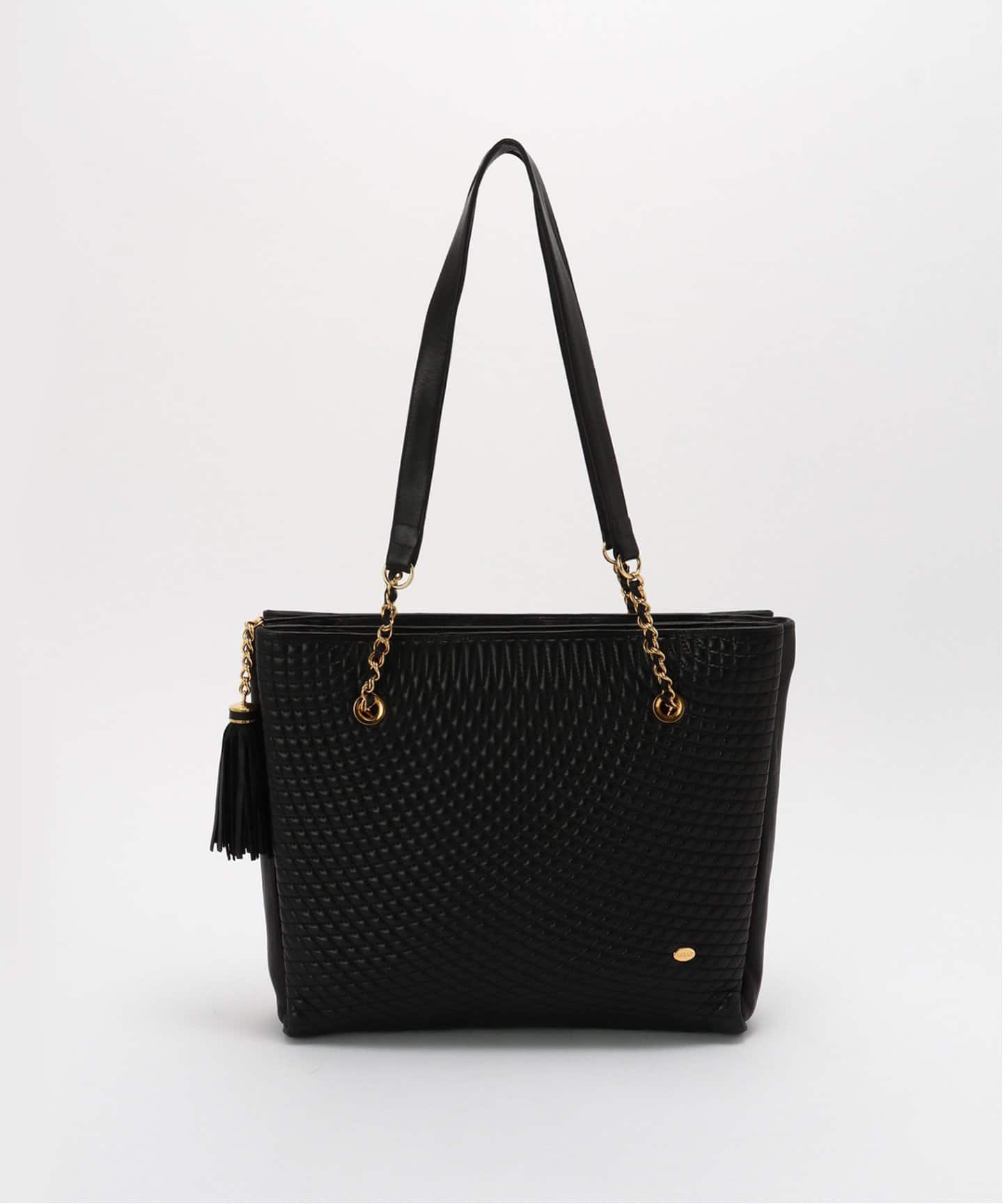 徳【BALLY 新品未使用】ハンドバッグ ショルダーバック 黒レディース VINTAGE BALLY/バリー】セミショルダーバッグ（ショルダーバッグ