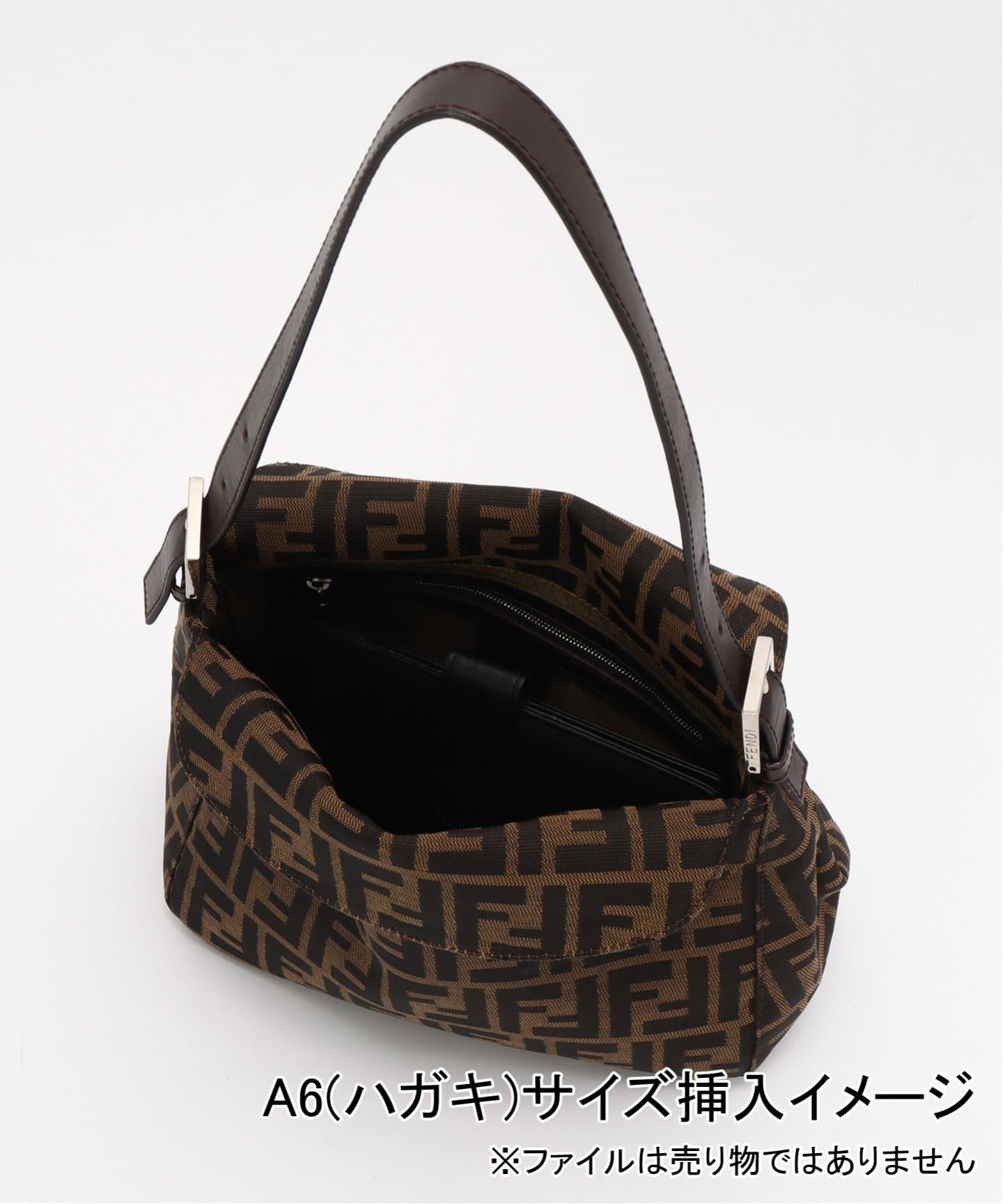 【FENDI】★Vintage★MAMMA BAGUETTE ショルダーバッグ FENDI Mamma Baguette Marble Denim Shoulder Bag Blue FF Logo