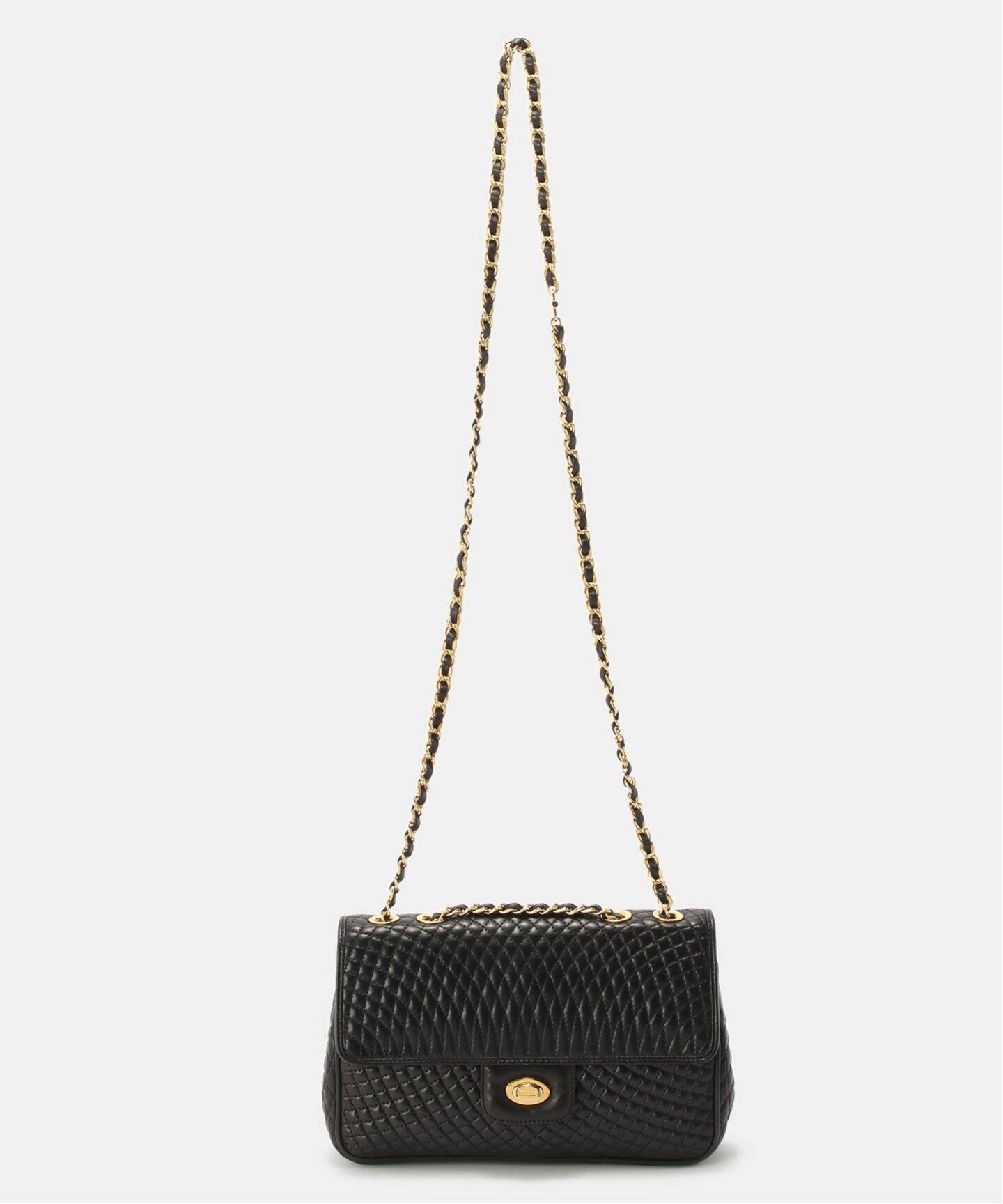VINTAGE BALLY/バリー】チェーンセミショルダーバッグ