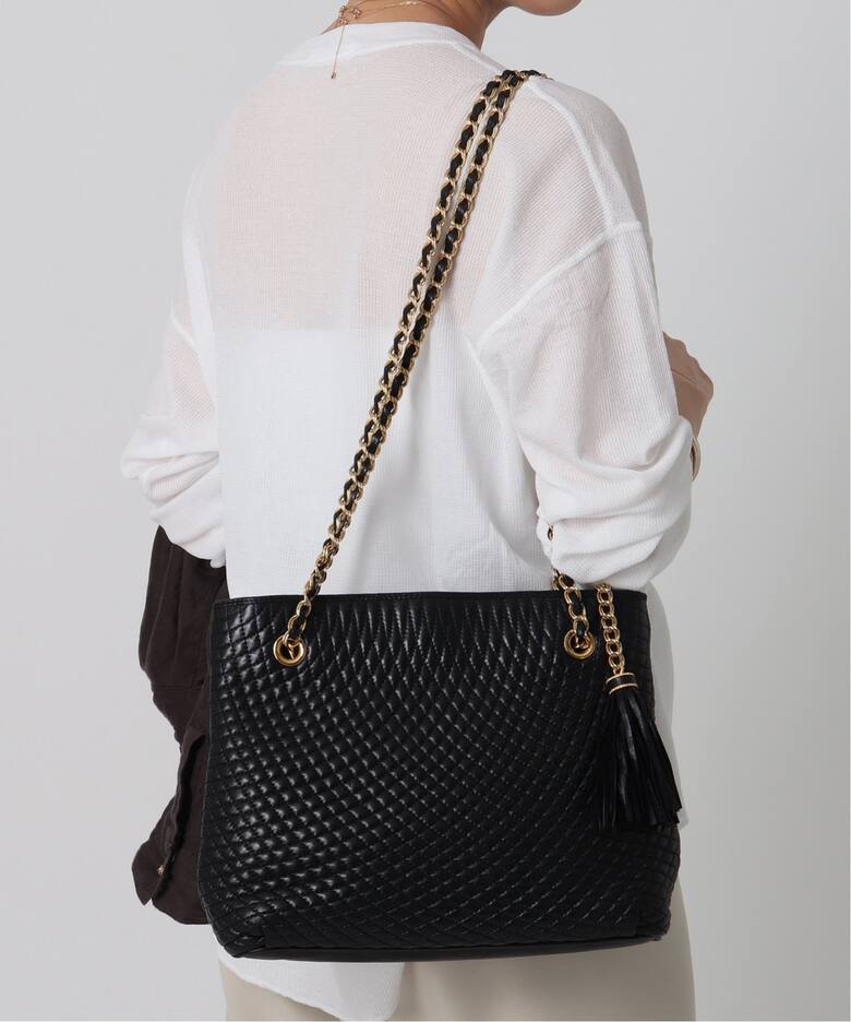 VINTAGE BALLY/バリー】チェーンセミショルダーバッグ（ショルダー 