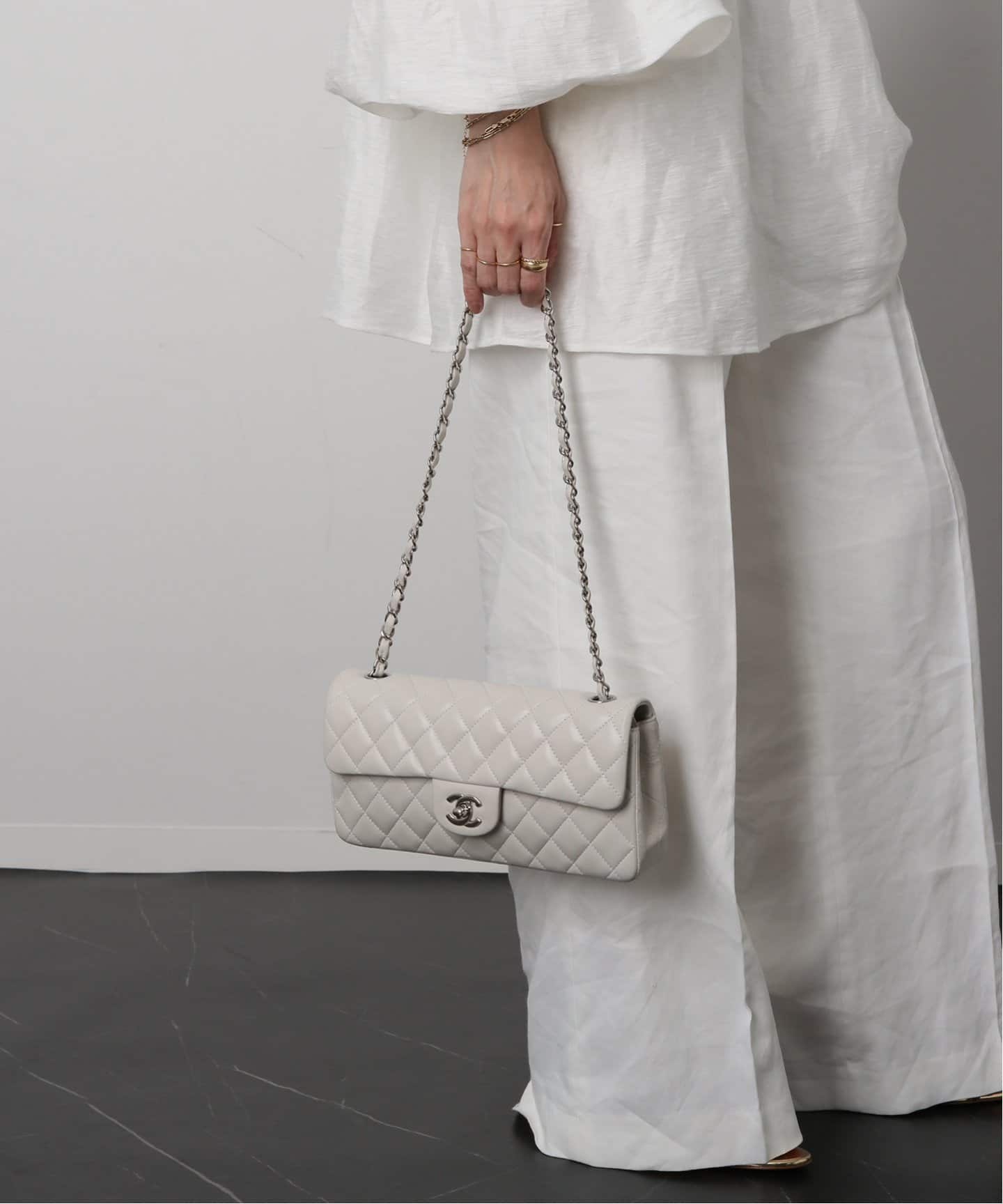 VINTAGE CHANEL/シャネル】Matelasse セミショルダーバッグ 25