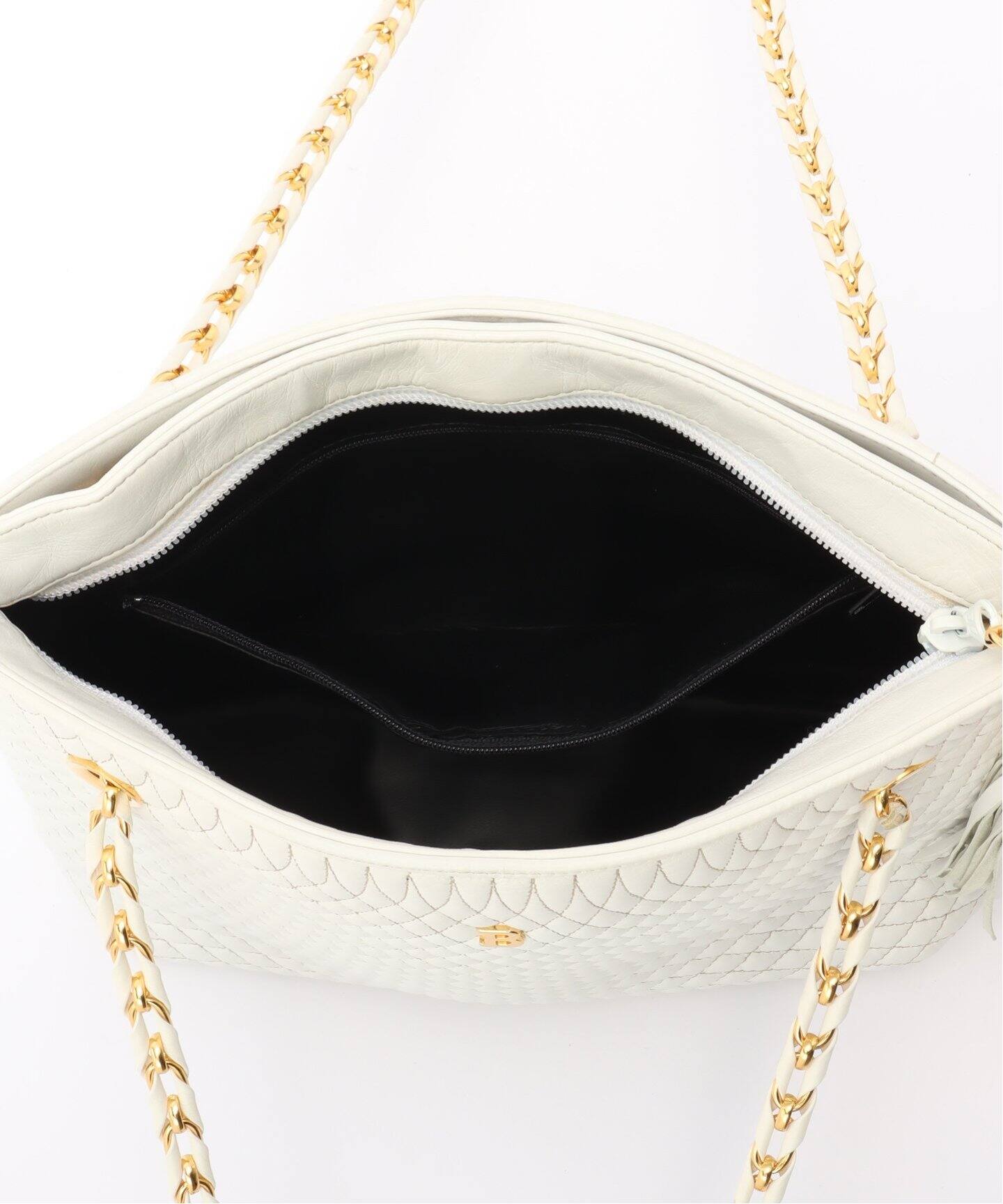 VINTAGE BALLY/バリー】チェーン セミショルダーバッグ（ショルダー