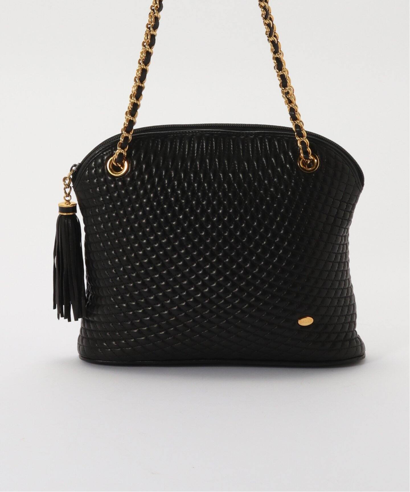 VINTAGE BALLY/バリー】チェーン セミショルダーバッグ