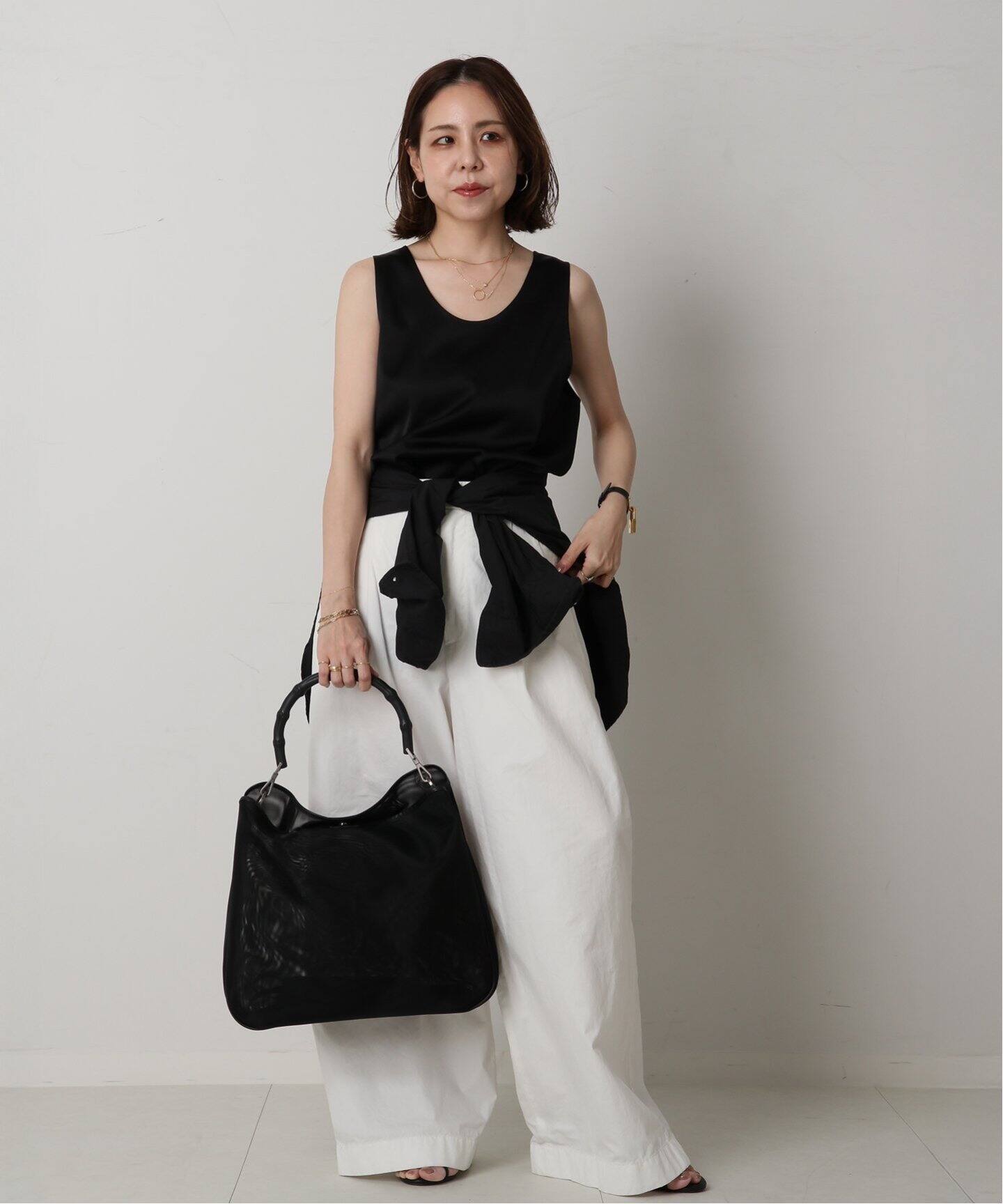 GUCCI バンブーセミショルダーバッグ VINTAGE GUCCI/グッチ】Bamboo セミショルダーバッグ mesh