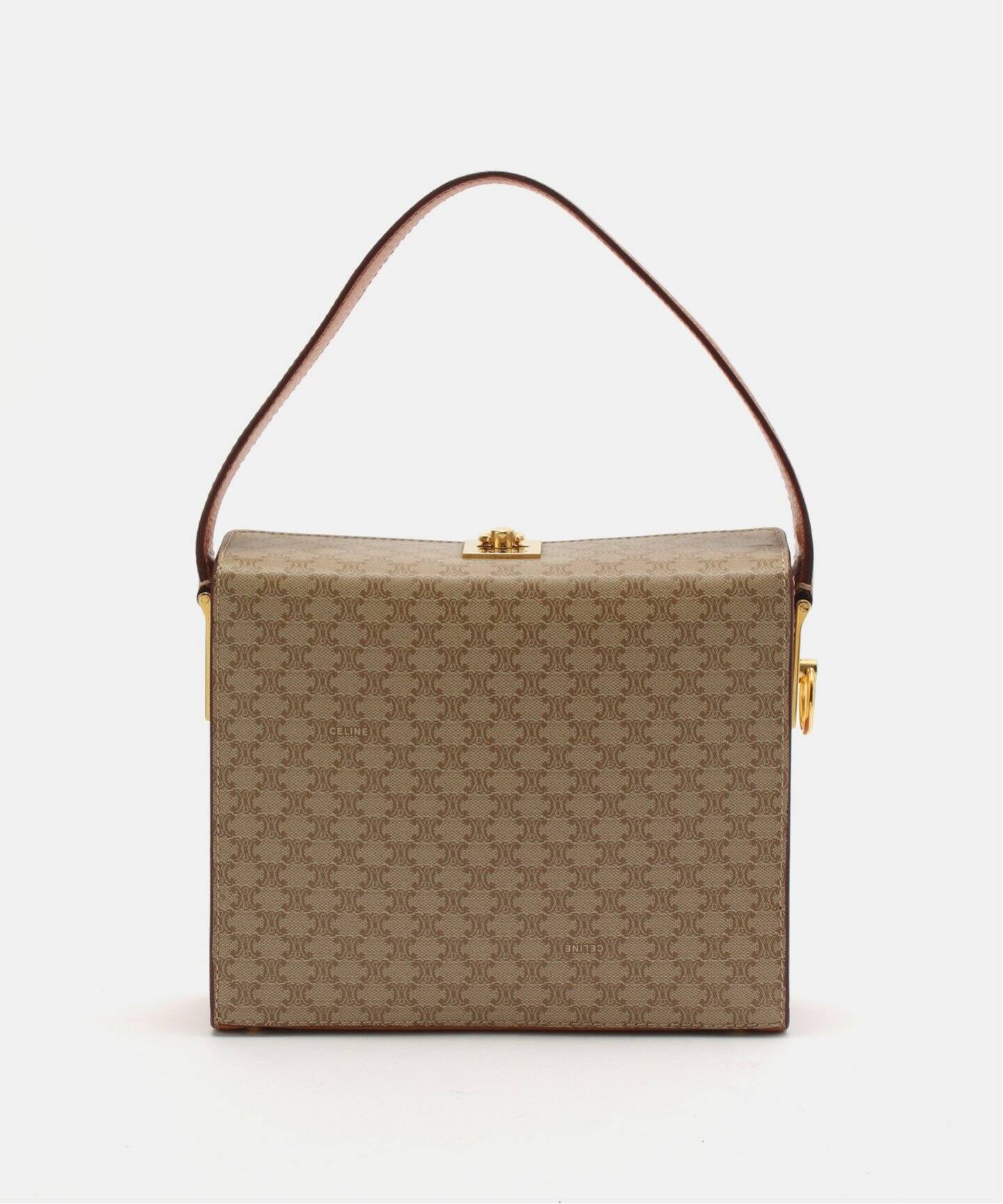 VINTAGE CELINE/セリーヌ】macadam セミショルダーバッグ