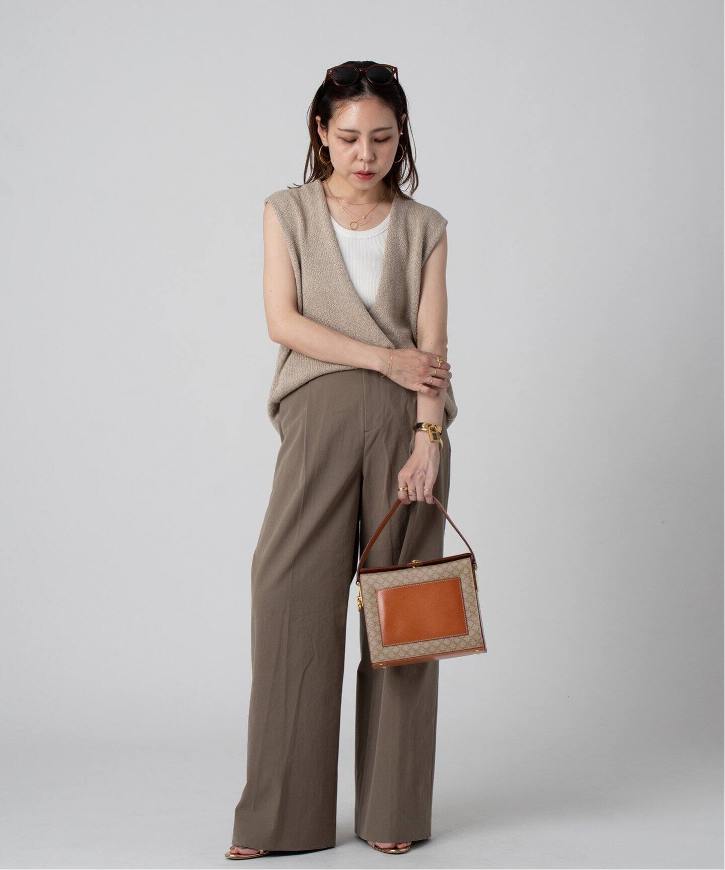 CELINE　セリーヌ ショルダーバッグ Celine Macadam Bag CELINE マカダム柄ショルダーバッグ