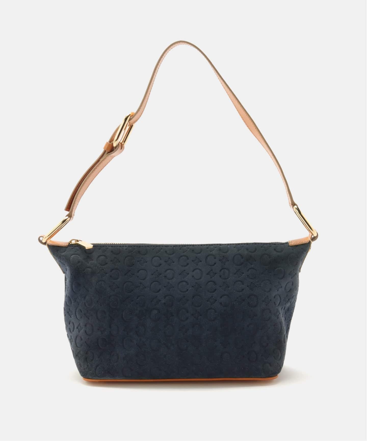 VINTAGE CELINE/セリーヌ】 c macadam セミショルダーバッグ suede