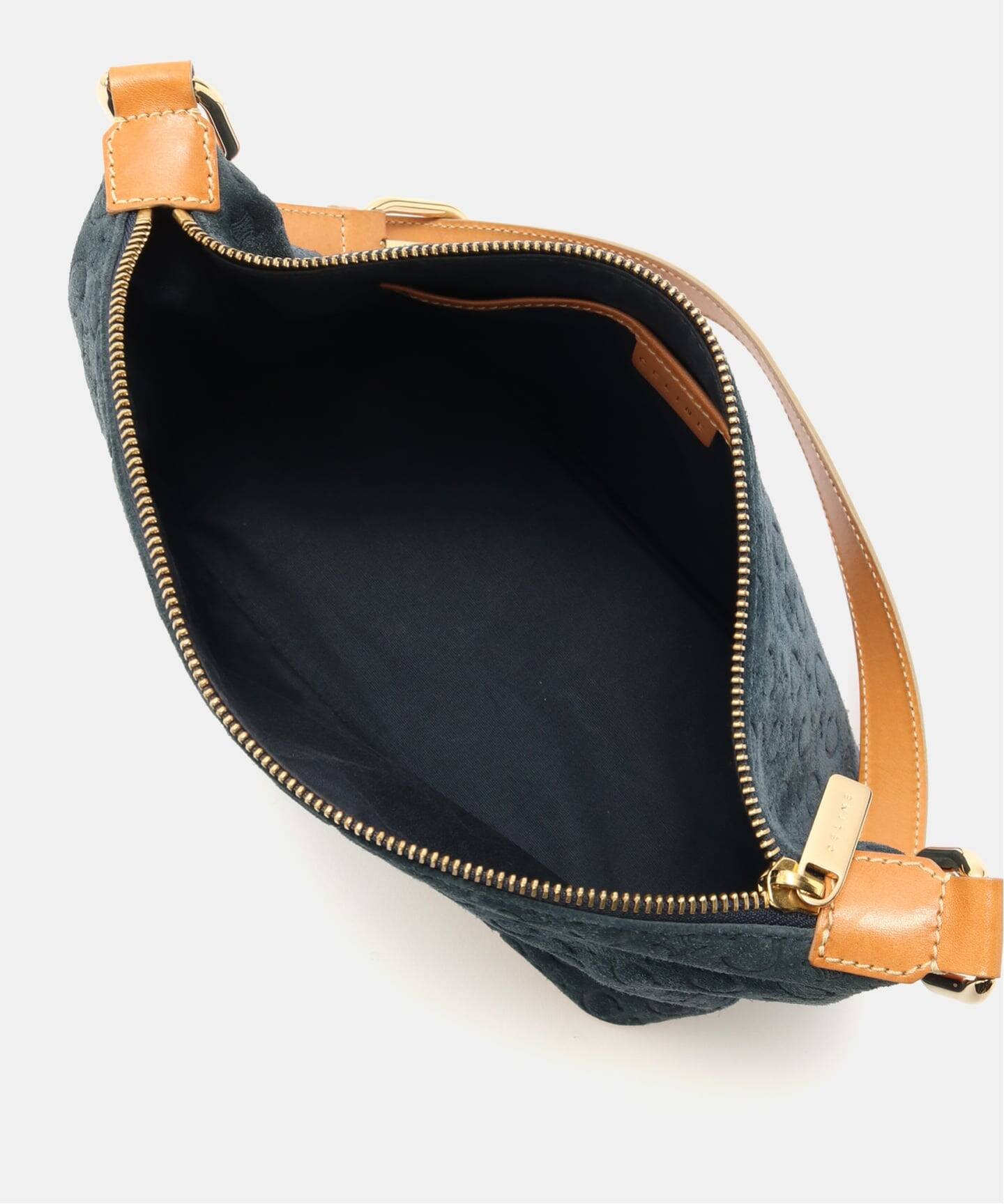 VINTAGE CELINE/セリーヌ】 c macadam セミショルダーバッグ suede