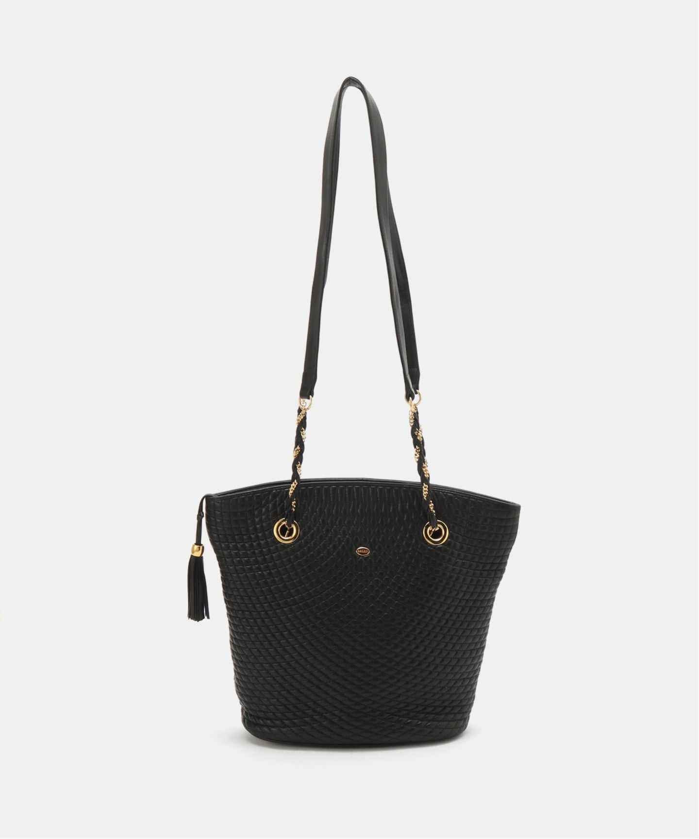 VINTAGE BALLY/バリー】チェーン セミショルダーバッグ（ショルダー