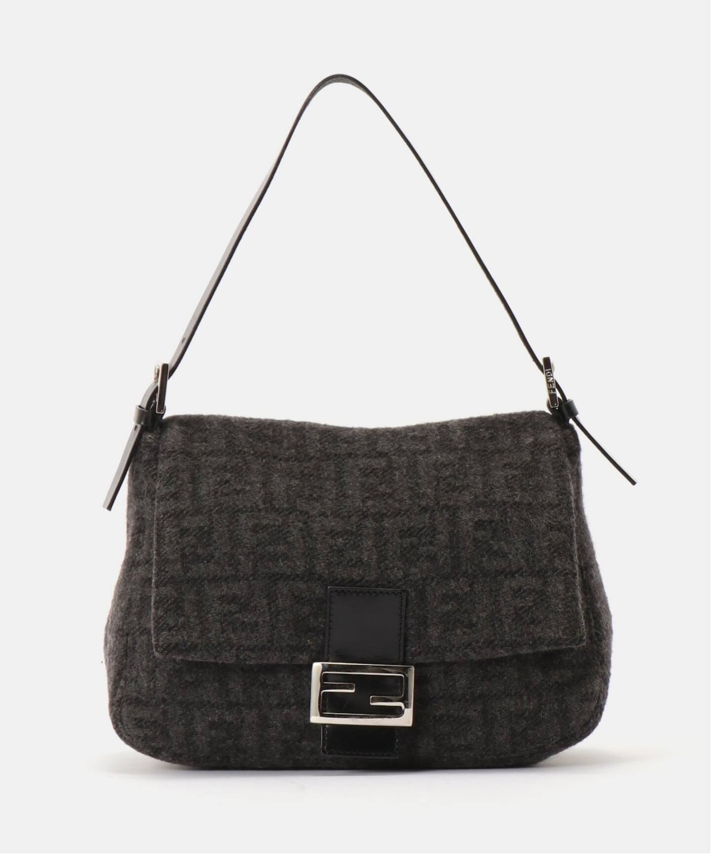 VINTAGE FENDI/フェンディ】Mamma baguette zucca wool(ショルダー VINTAGE FENDI/フェンディ】Mamma baguette zucca wool(ショルダー