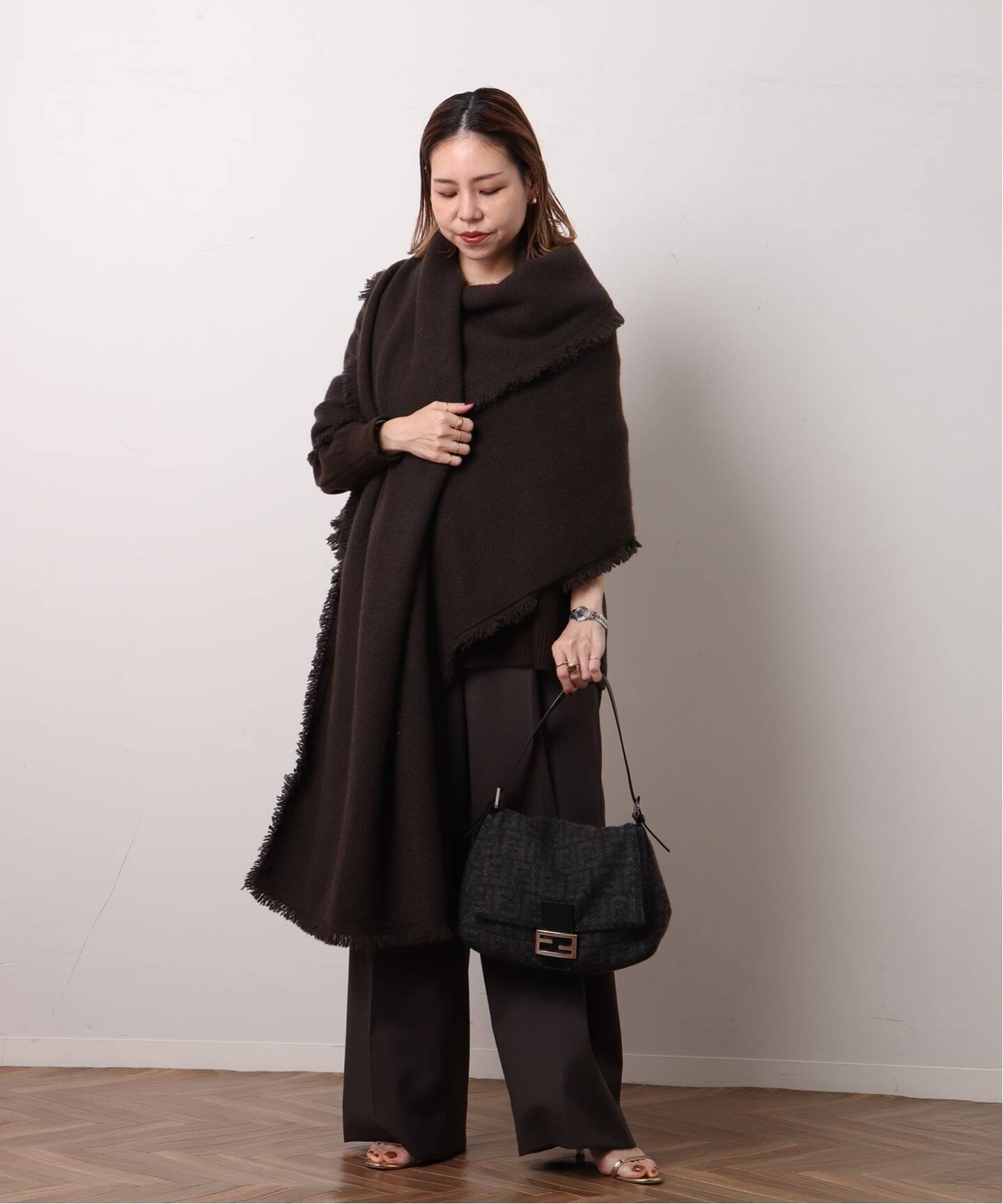 VINTAGE FENDI/フェンディ】Mamma baguette zucca wool(ショルダー VINTAGE FENDI/フェンディ】Mamma baguette zucca wool(ショルダー