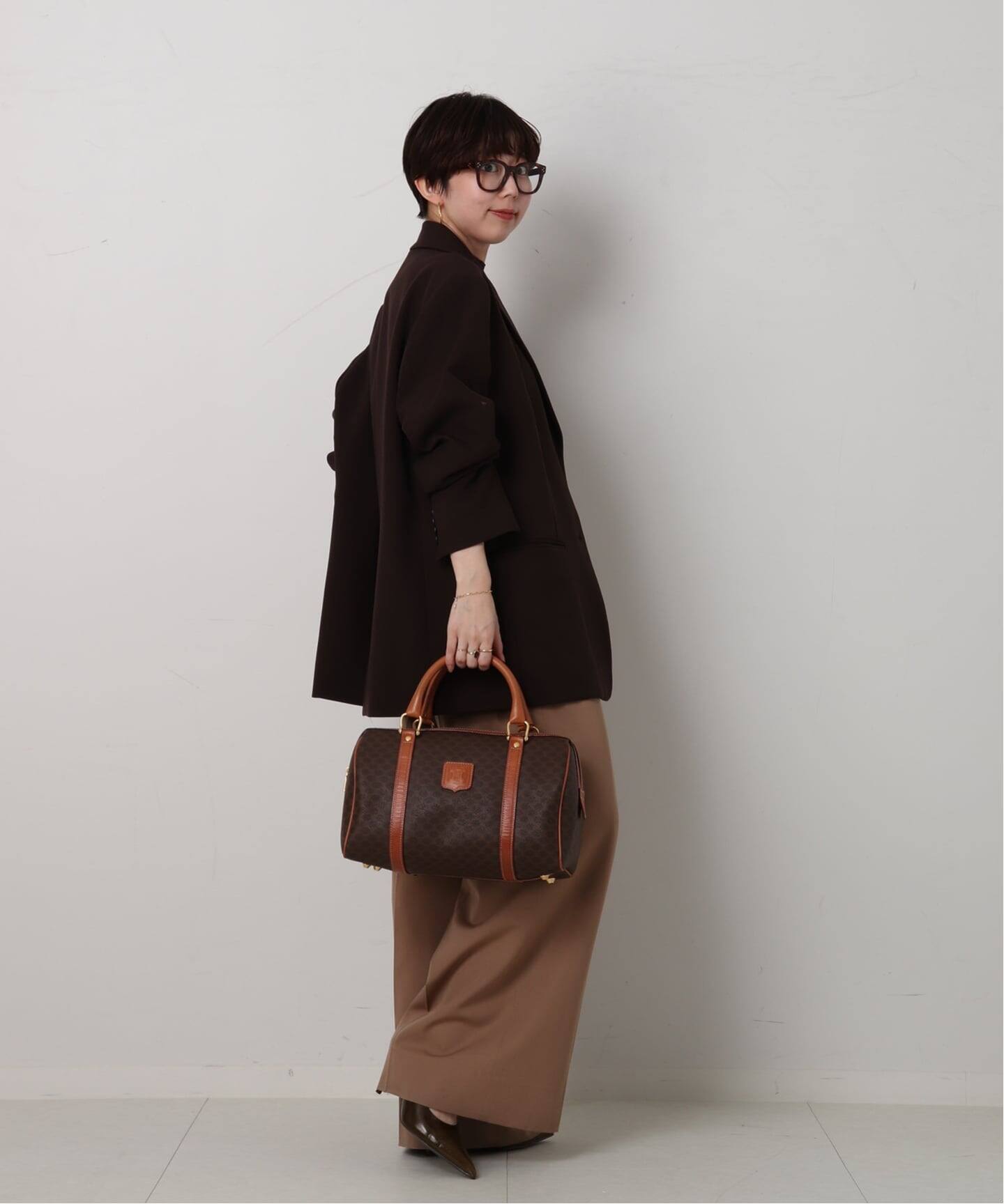 VINTAGE CELINE/セリーヌ】macadam ボストンバッグ 30（ボストンバッグ