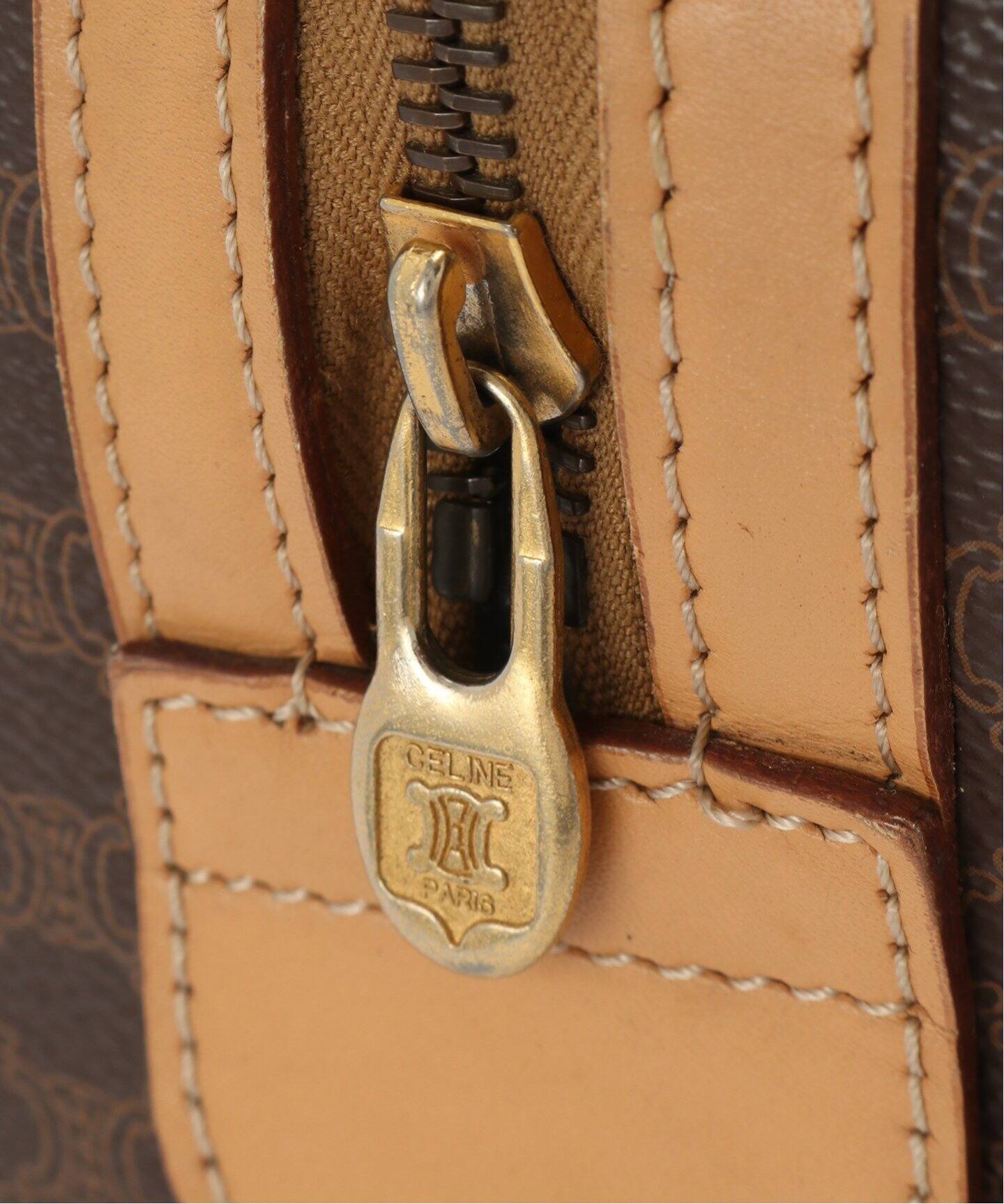 VINTAGE CELINE/セリーヌ】マカダム ボストンバッグ 31（ボストン