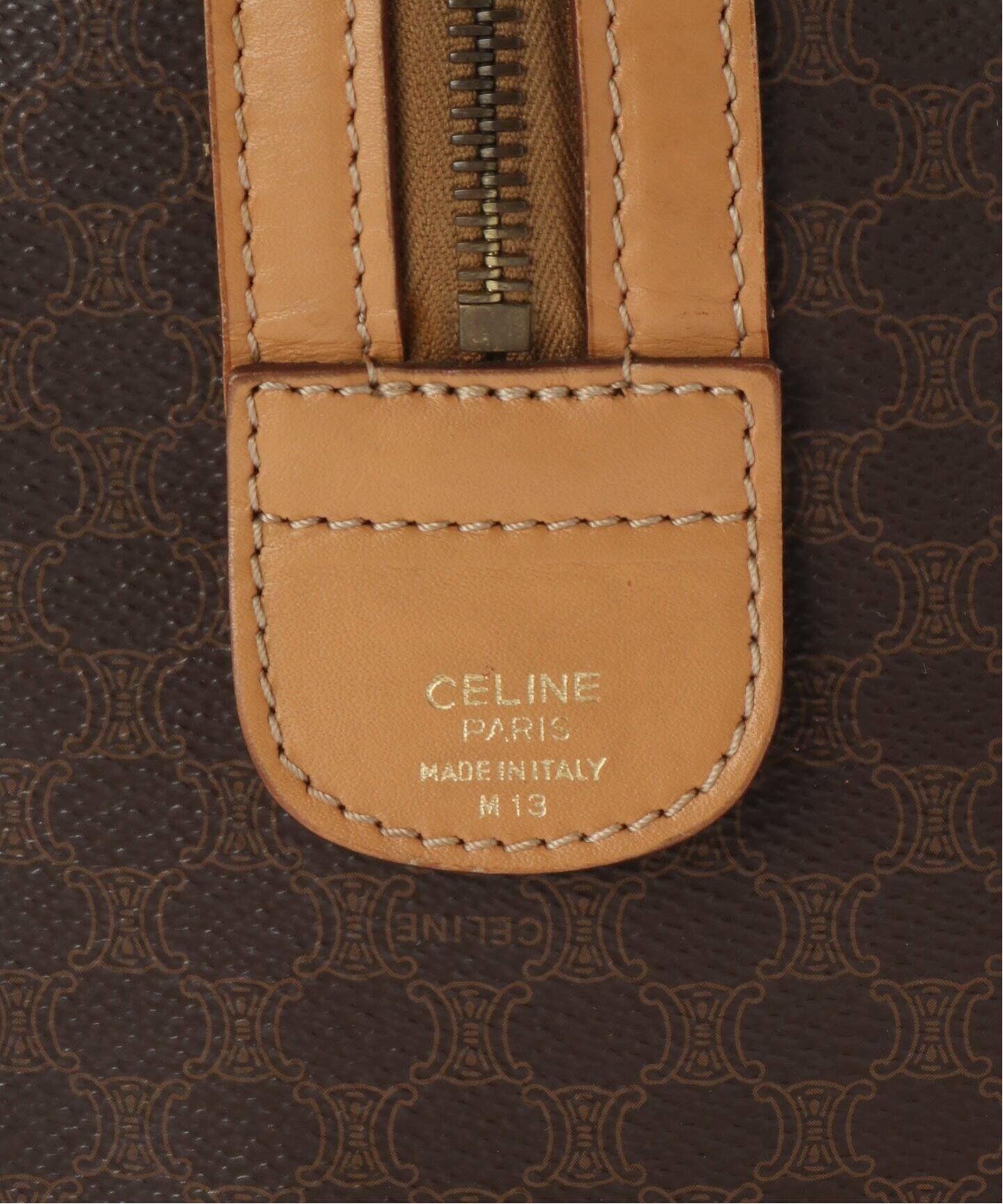 VINTAGE CELINE/セリーヌ】マカダム ボストンバッグ 31（ボストン