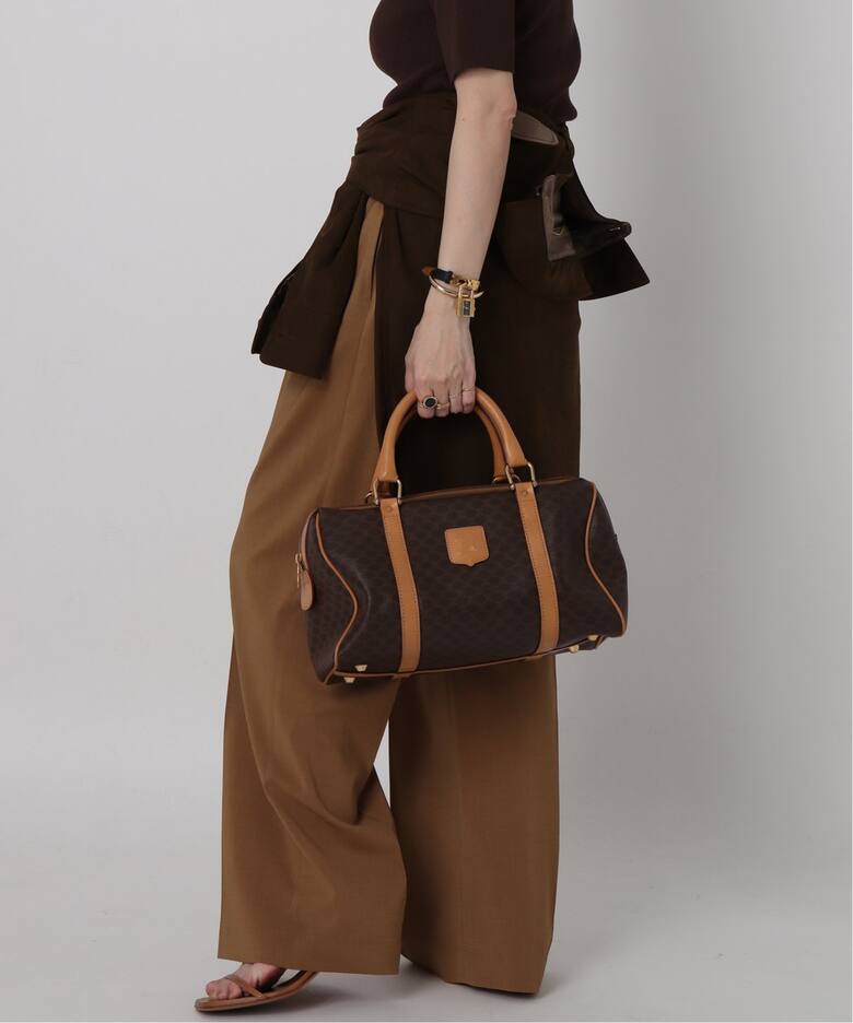 VINTAGE CELINE/セリーヌ】マカダム ボストンバッグ 31（ボストン 
