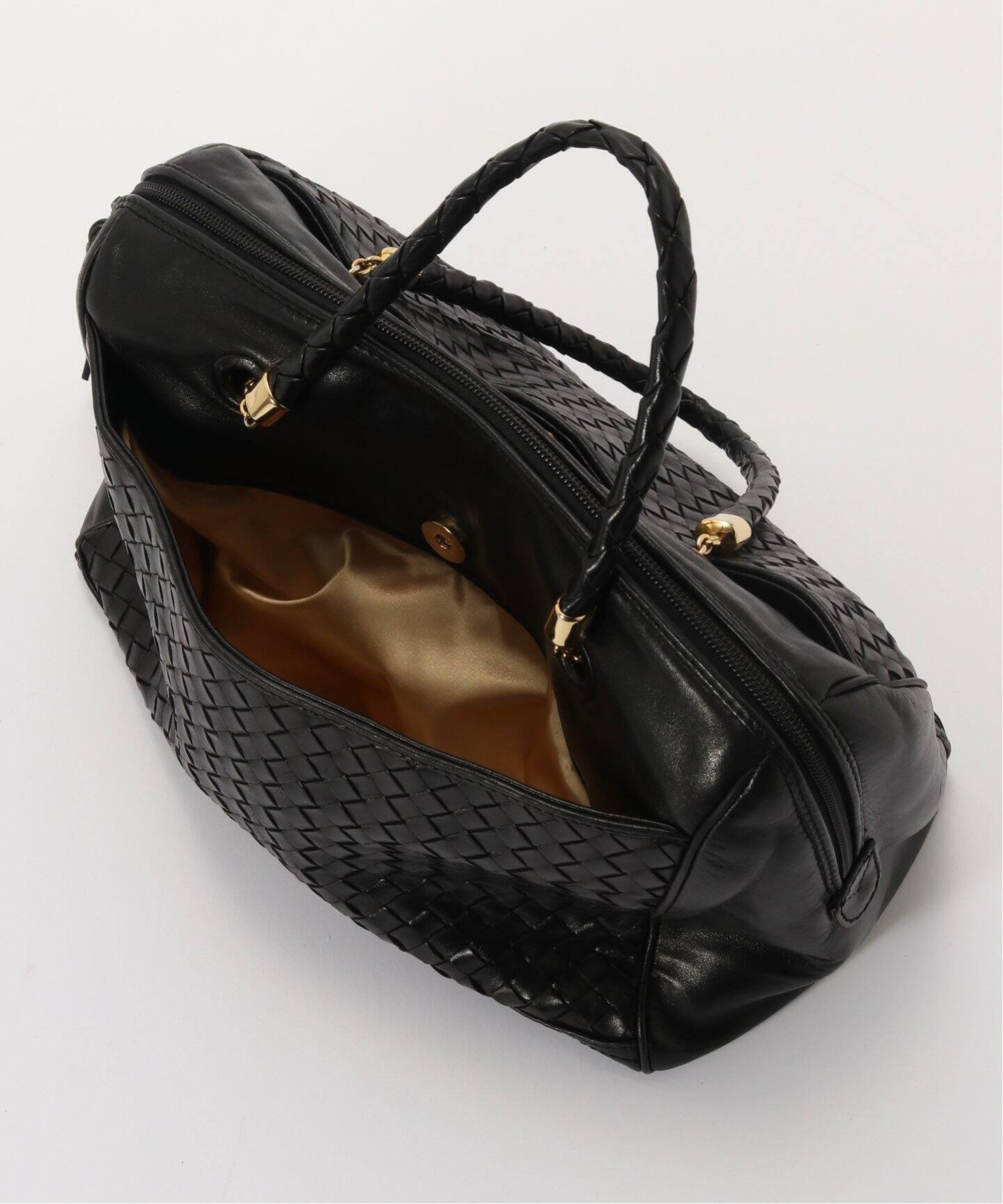 ボッテガヴェネタ　ボストンバッグ　パイソン　バッグ VINTAGE BOTTEGA VENETA/ボッテガ ヴェネタ】ボストンバッグ