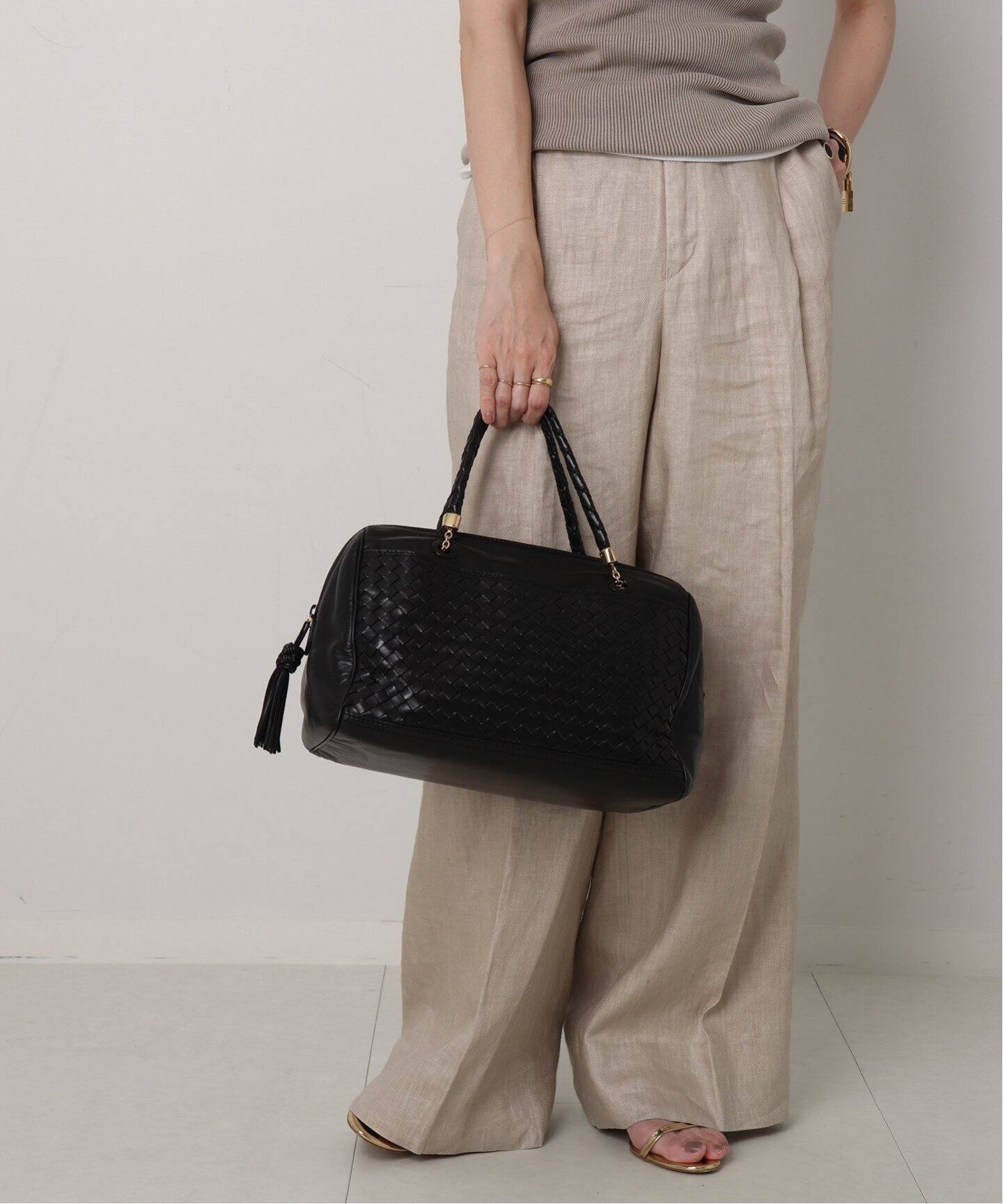 ボッテガヴェネタ　ボストンバック VINTAGE BOTTEGA VENETA/ボッテガ ヴェネタ】ボストンバッグ