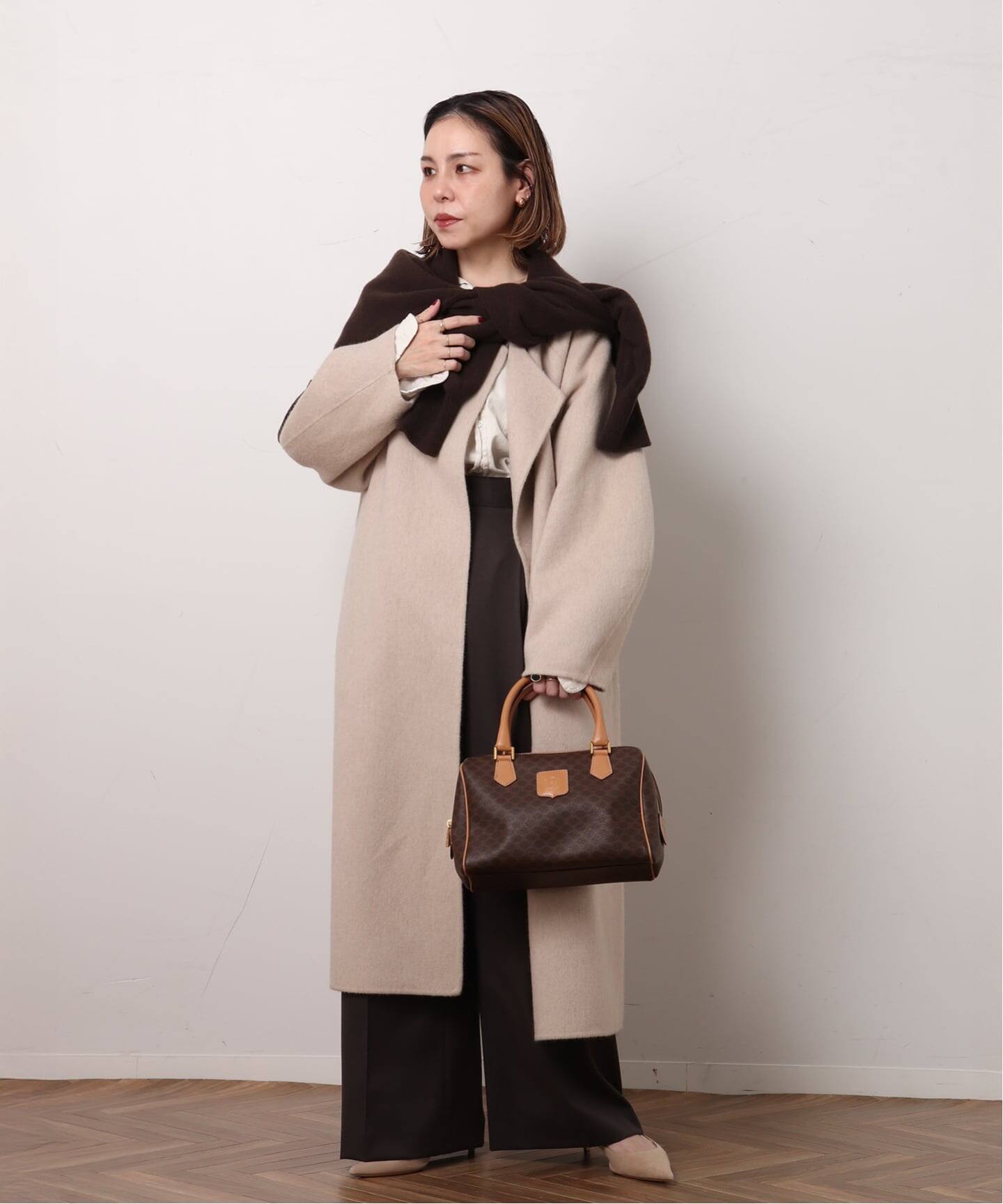 VINTAGE CELINE/セリーヌ】macadam ボストンバッグ 25（ボストンバッグ