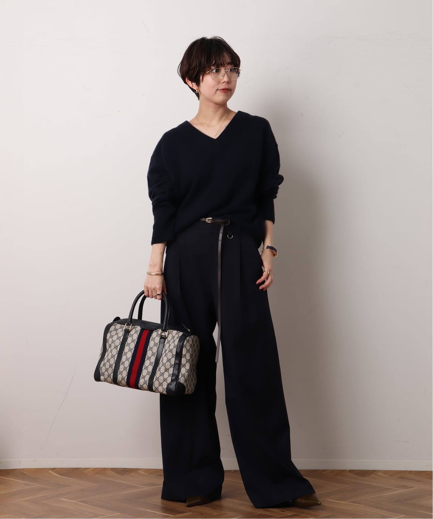 VINTAGE GUCCI /グッチ】 ボストンバッグ 30 gg web（ボストンバッグ