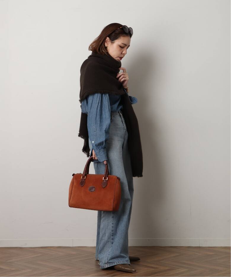 VINTAGE GUCCI/グッチ】 ボストンバッグ suede（ボストンバッグ 