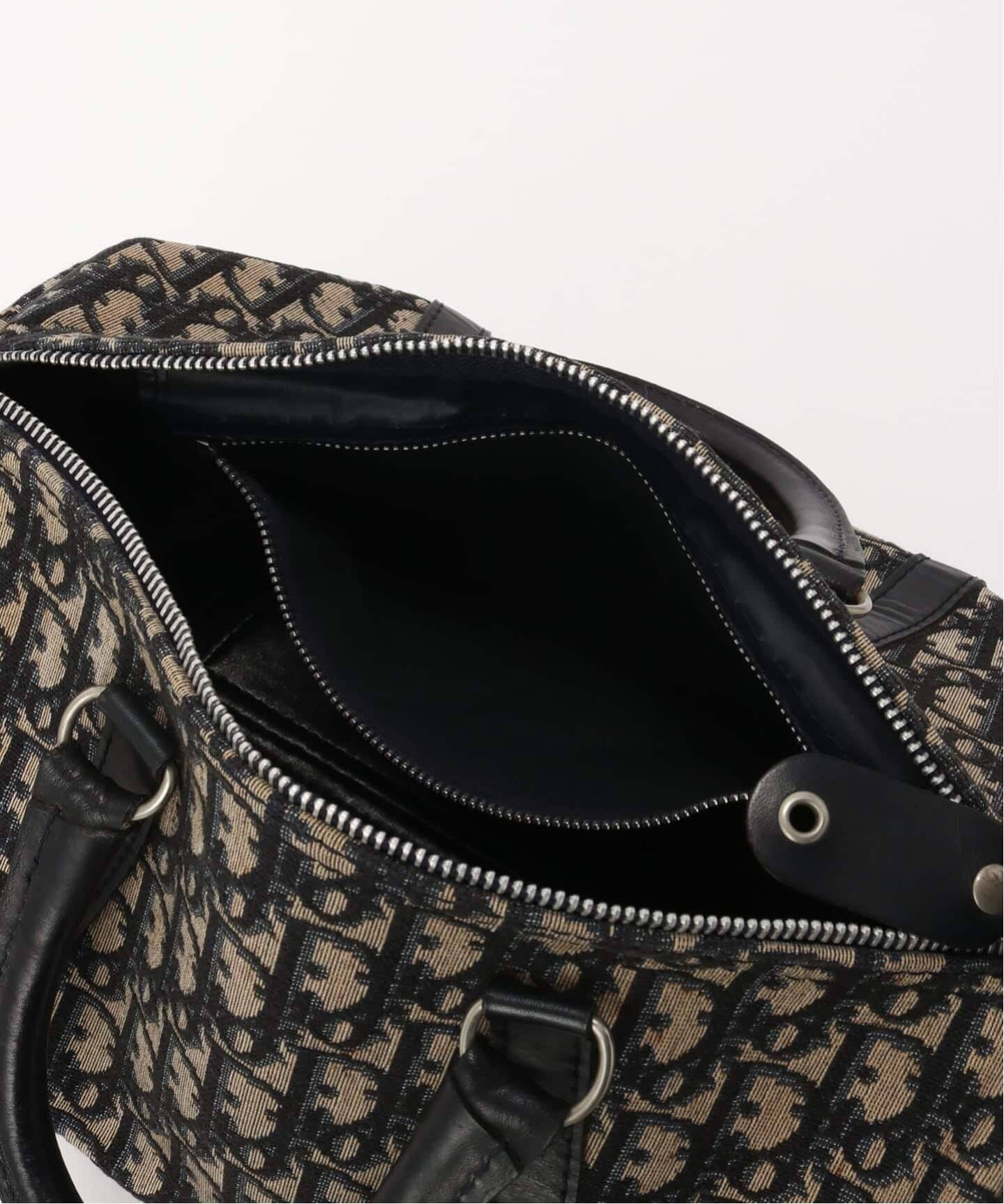 本物 美品■ディオール■トロッター ブラック ボストンバッグ トラベルバッグ Christian Dior（クリスチャン・ディオール） ディオール Dior バッグ