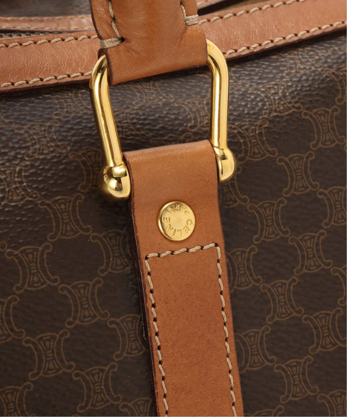 VINTAGE CELINE/セリーヌ】macadam ボストンバッグ 31（ボストンバッグ