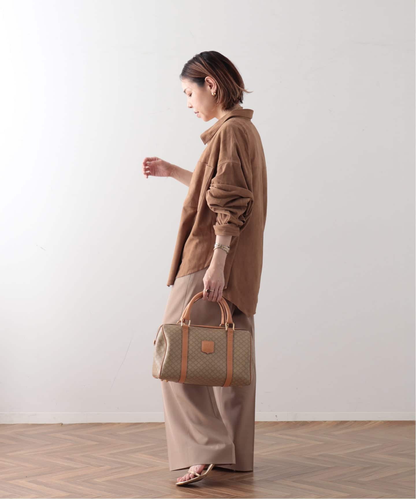 VINTAGE CELINE/セリーヌ】macadam ボストンバッグ 31（ボストンバッグ