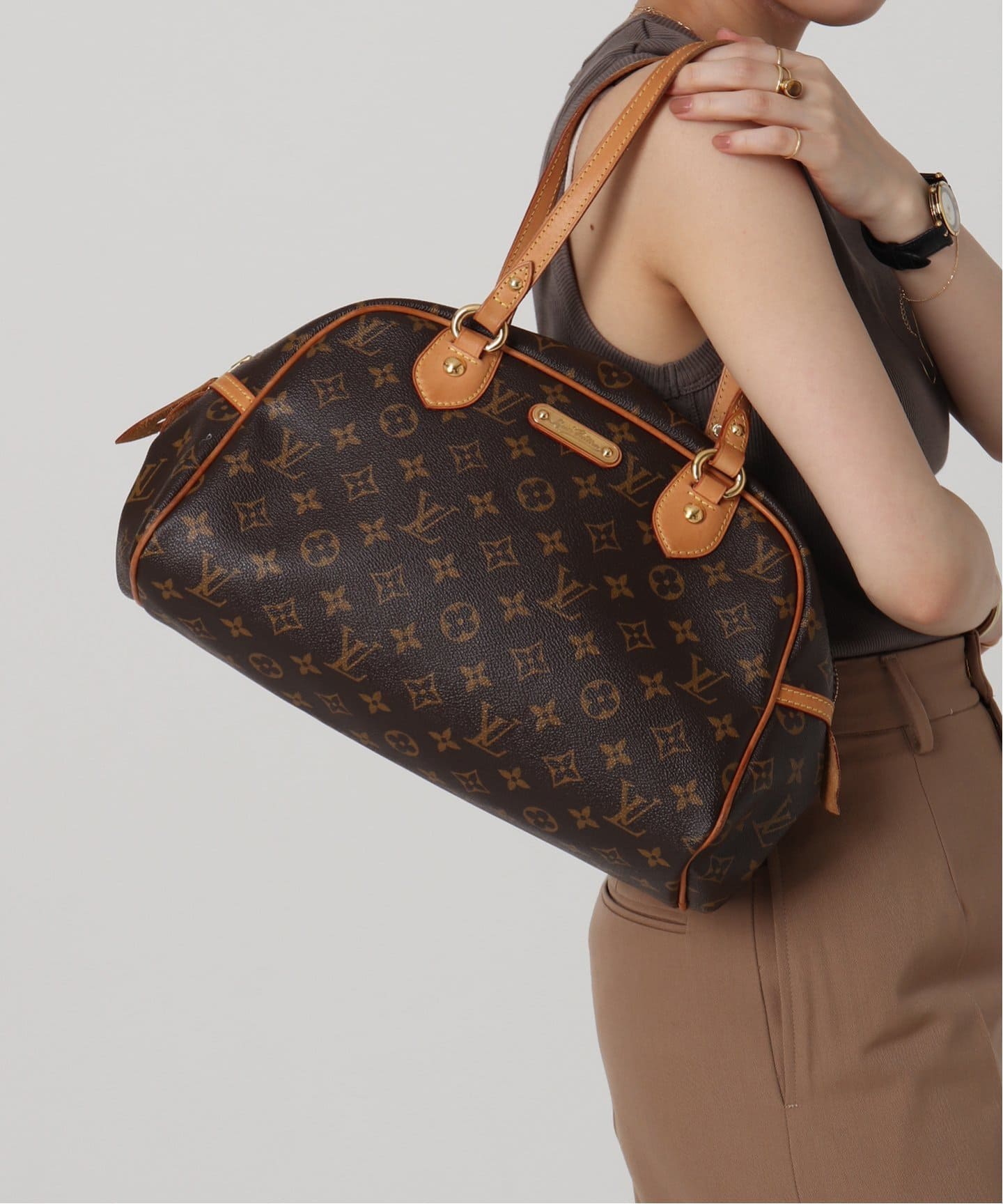 LOUIS VUITTON＊ルイヴィトン＊モントグレイユ＊モノグラム✨ VINTAGE LOUIS VUITTON/ルイ ヴィトン】Montorgueil pm