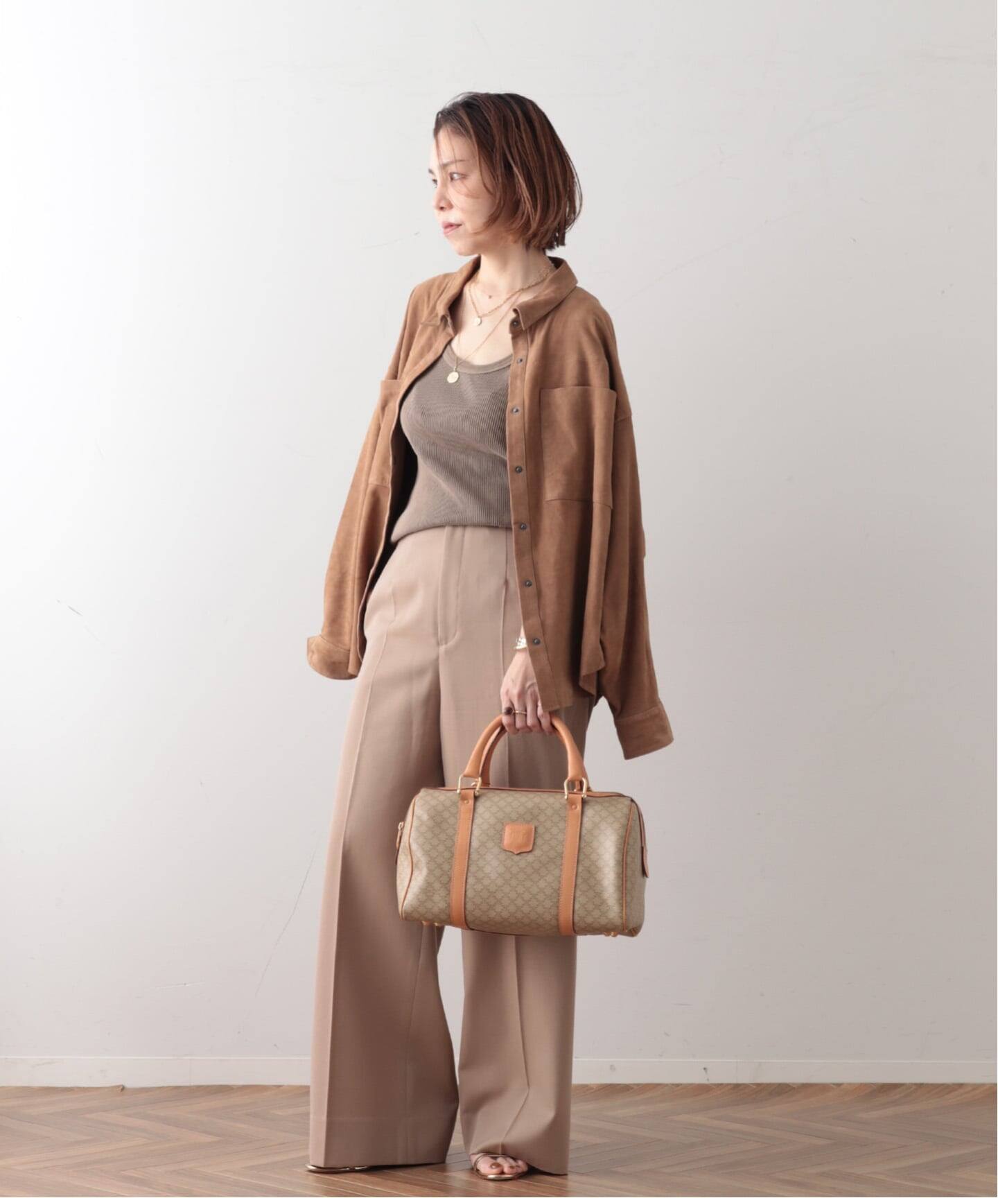 VINTAGE CELINE/セリーヌ】macadam ボストンバッグ 30（ボストンバッグ