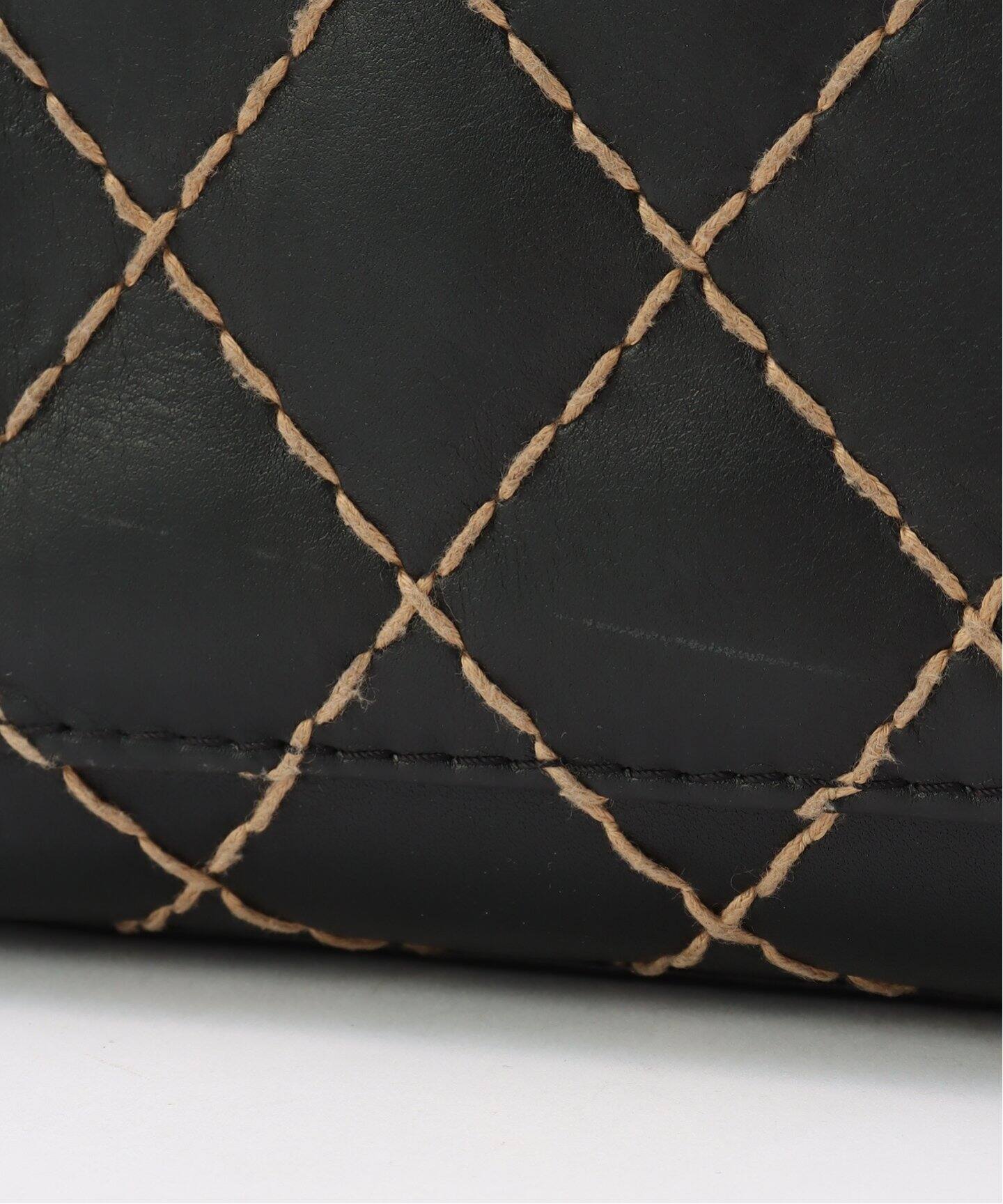 ミント　美品シャネルヴィンテージ加工　ワイルドステッチ　ショルダーボストン VINTAGE CHANEL/シャネル】Wild stitch ボストンバッグ（ボストン