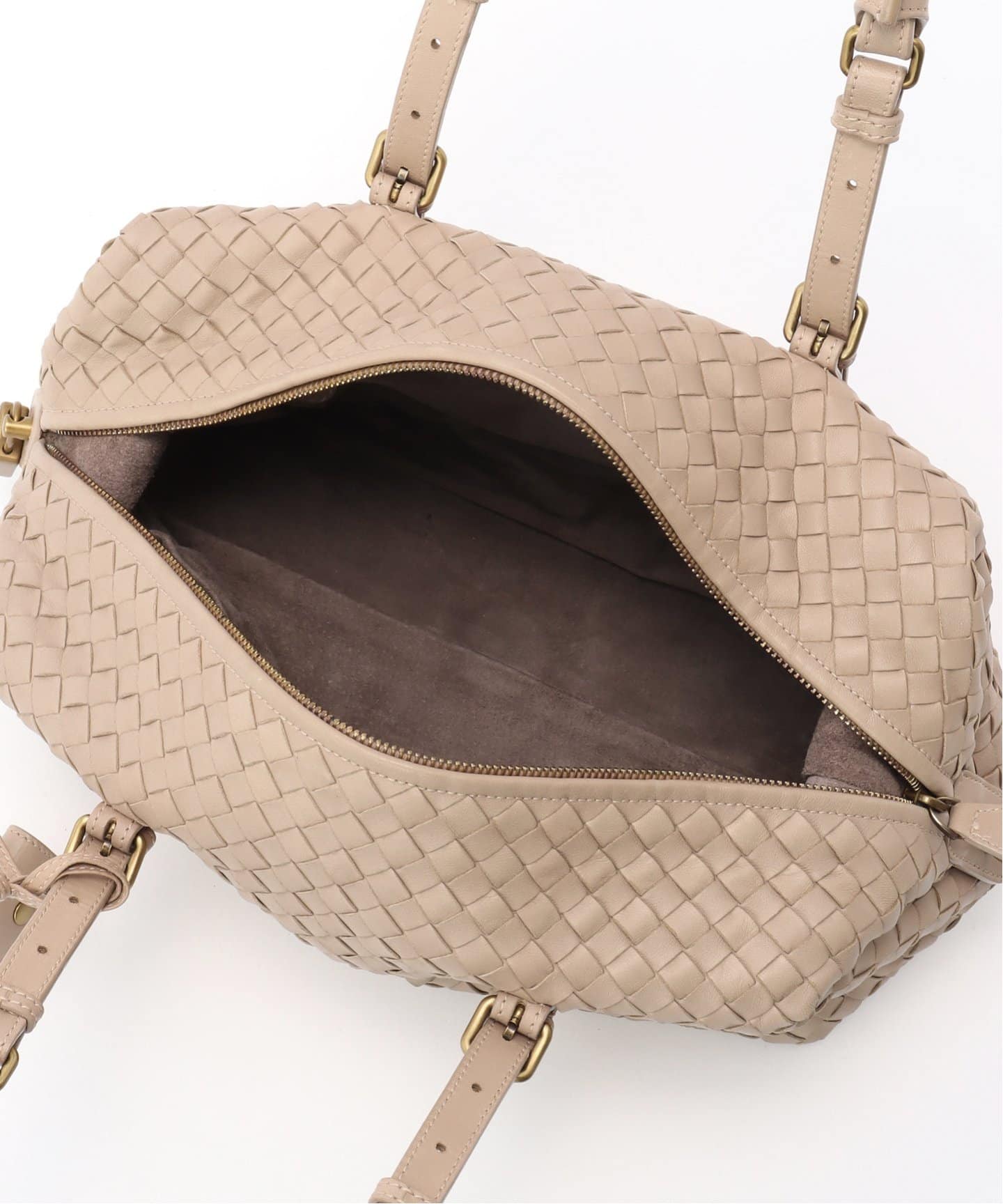 BOTTEGA VENETA ボストンバッグ ベージュ VINTAGE BOTTEGA VENETA/ボッテガ ヴェネタ】ボストンバッグ