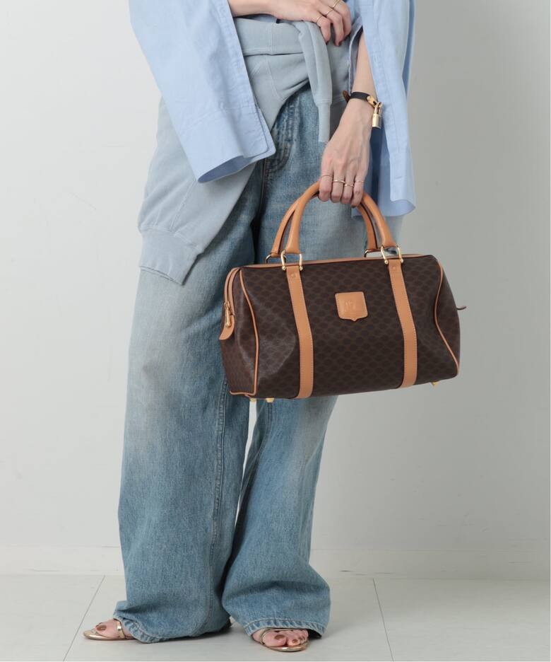 VINTAGE CELINE/セリーヌ】macadam ボストンバッグ 30（ボストンバッグ 
