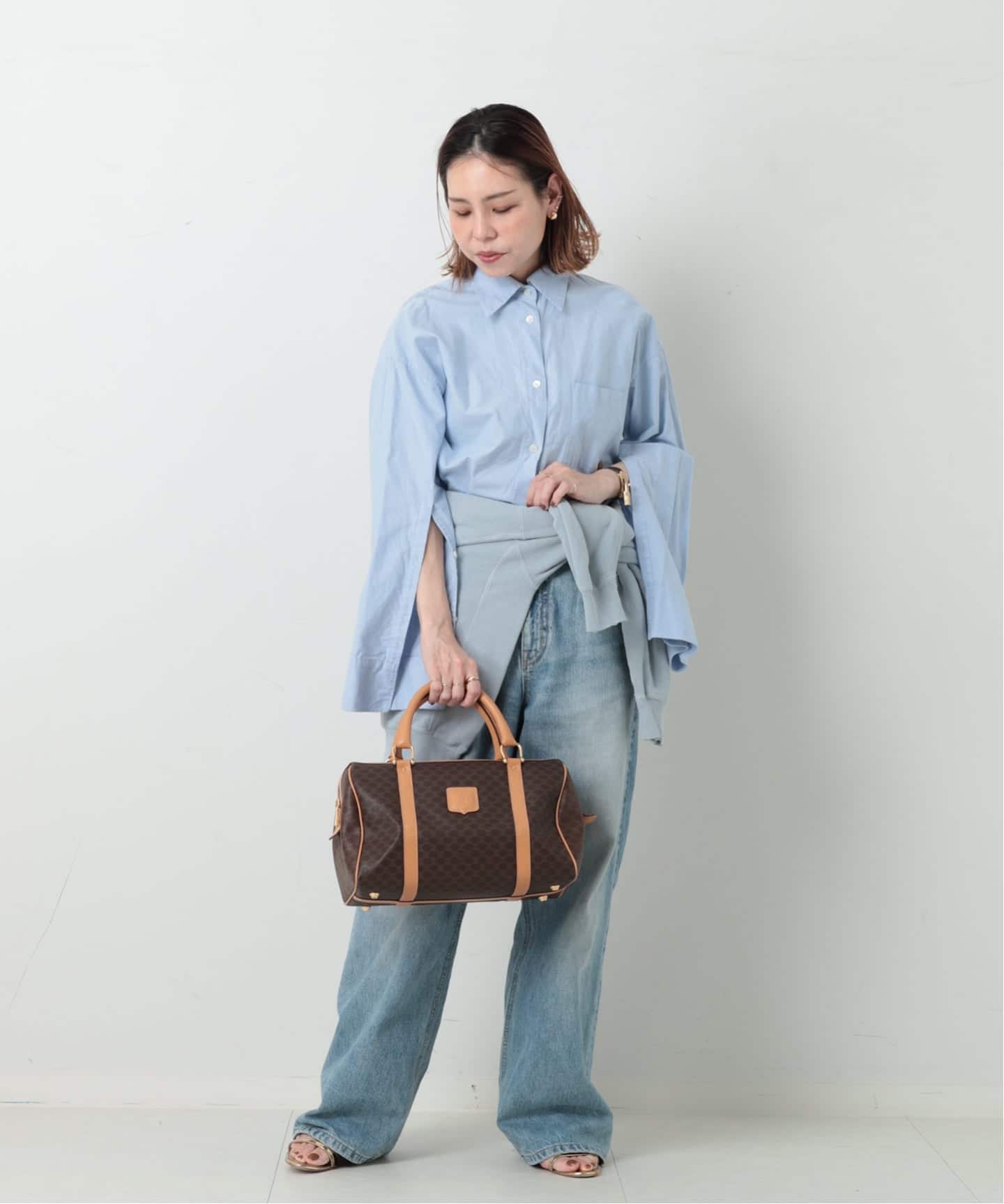 VINTAGE CELINE/セリーヌ】macadam ボストンバッグ 30（ボストンバッグ