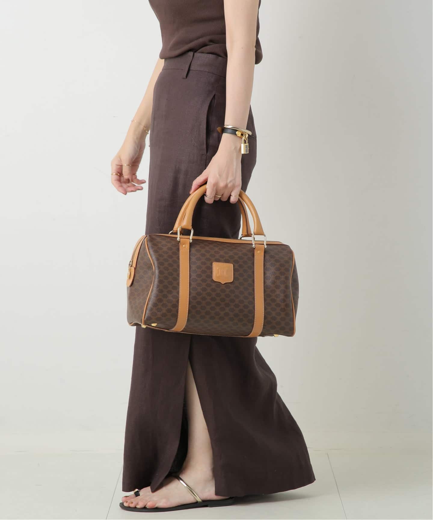 VINTAGE CELINE/セリーヌ】ボストンバッグ 30 macadam（ボストンバッグ