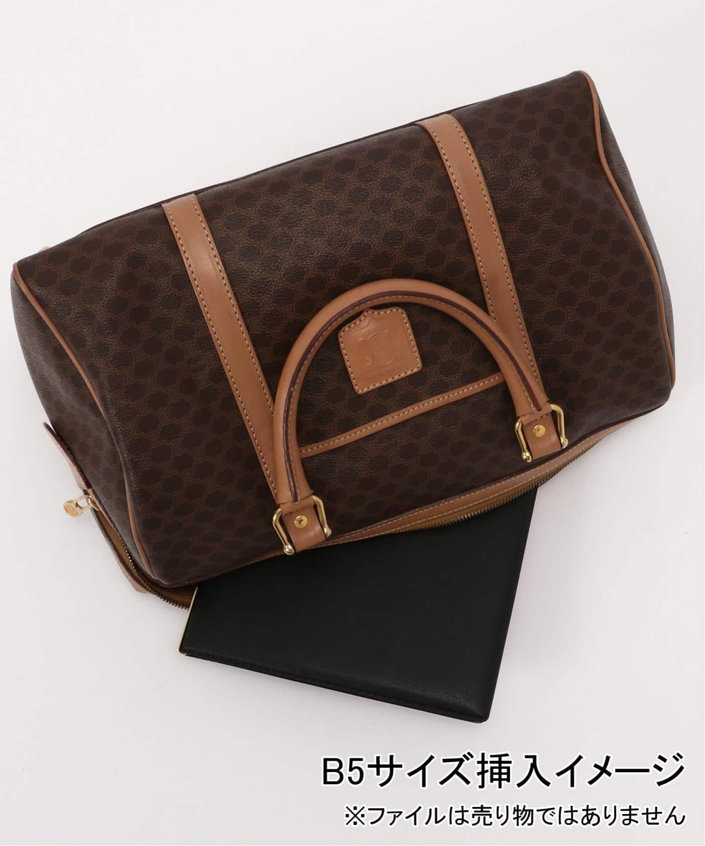 VINTAGE CELINE/セリーヌ】macadam ボストンバッグ 35（ボストンバッグ