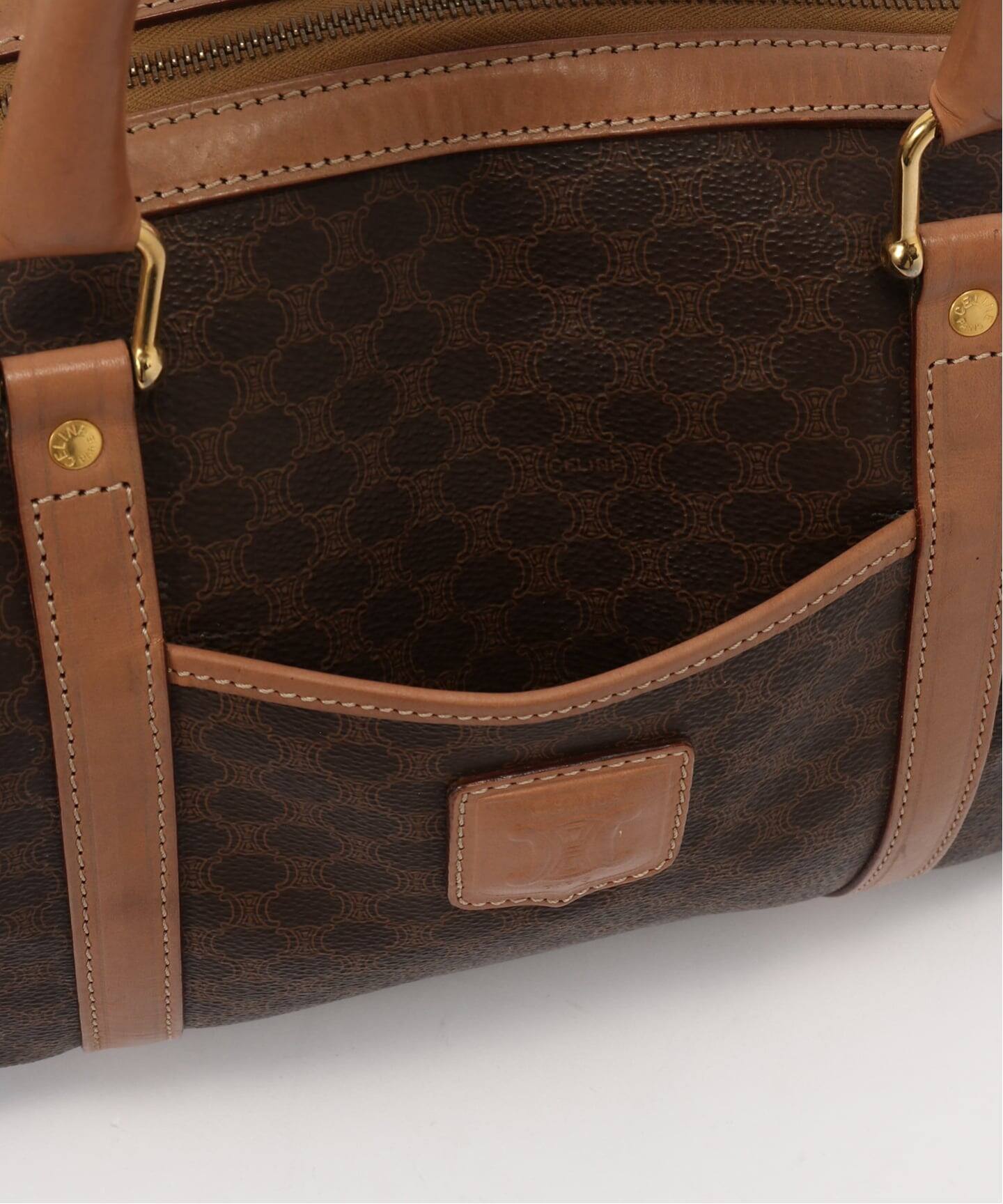 VINTAGE CELINE/セリーヌ】macadam ボストンバッグ 35（ボストンバッグ