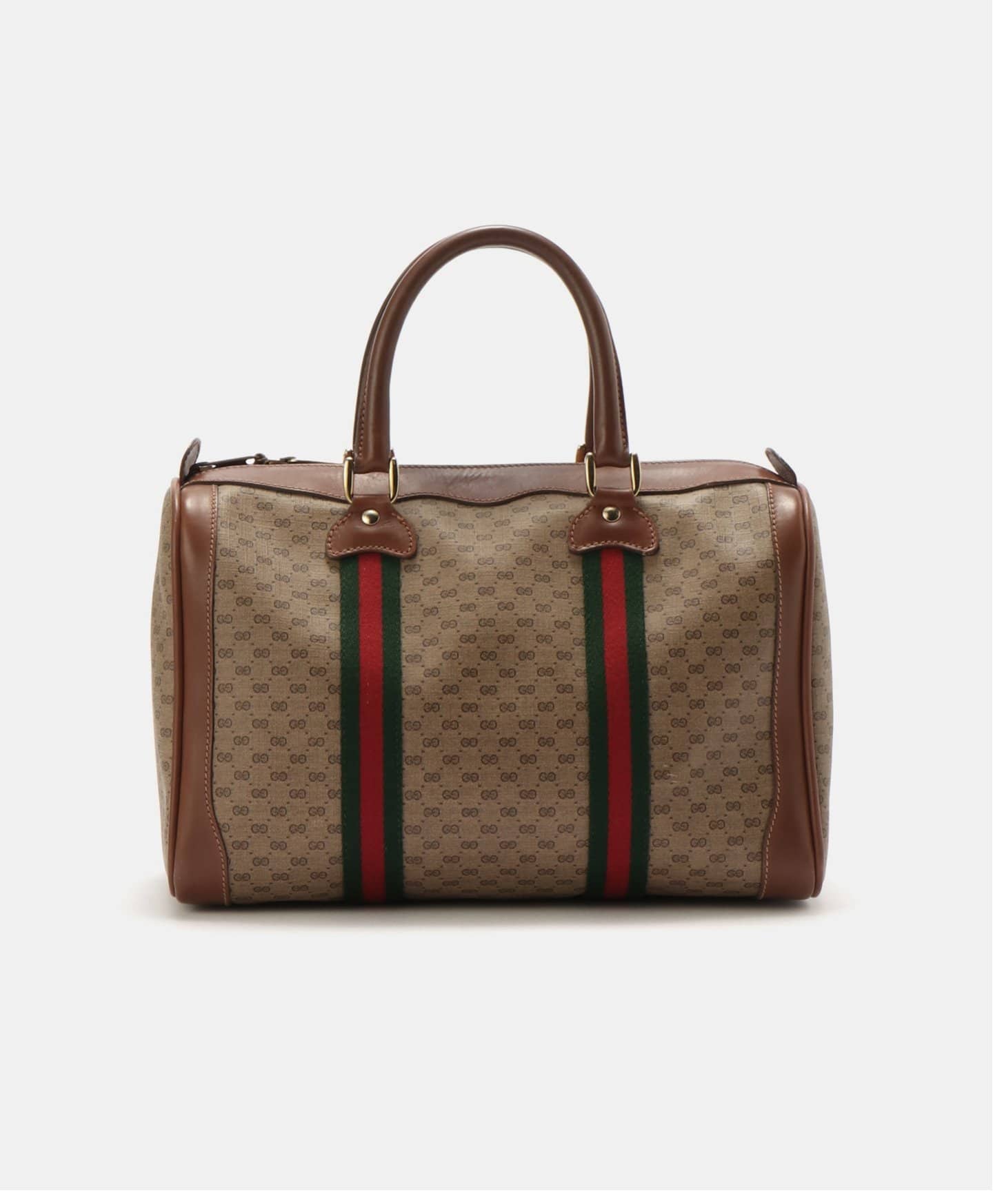 GUCCI ボストンバッグ ビンテージ VINTAGE GUCCI /グッチ】ボストンバッグ micro gg（ボストン