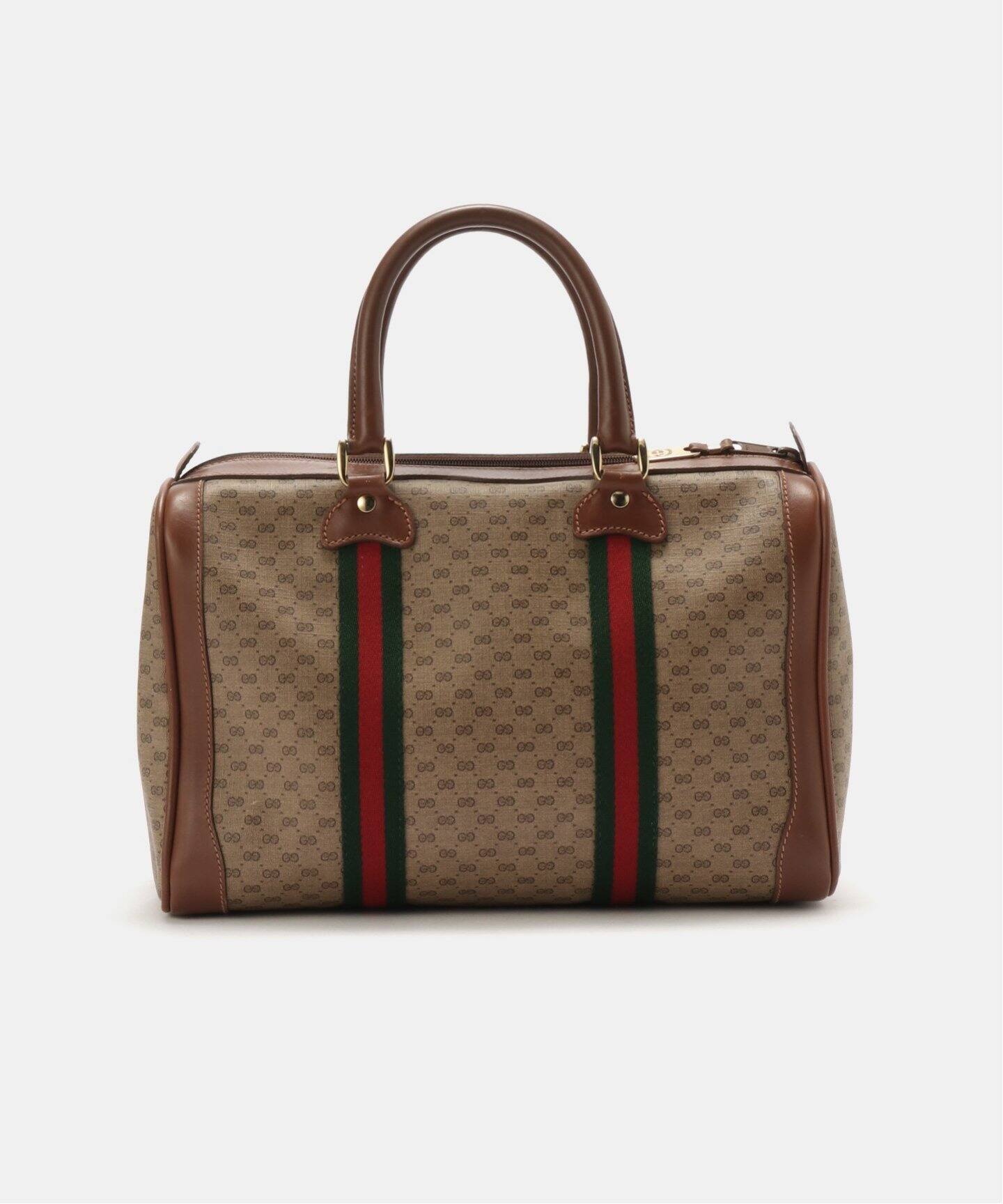 GUCCI グッチ ボストンバッグ マイクロGG ヴィンテージ VINTAGE GUCCI /グッチ】ボストンバッグ micro gg（ボストン