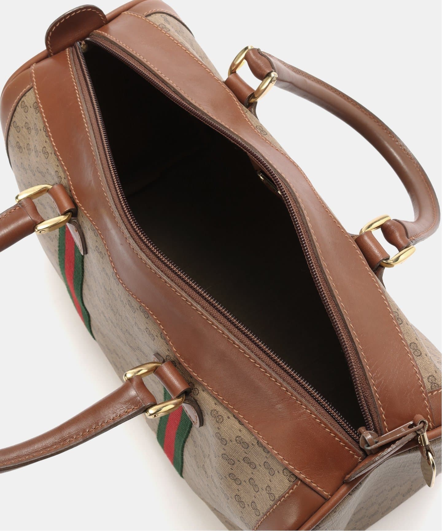 VINTAGE GUCCI /グッチ】ボストンバッグ micro gg（ボストン