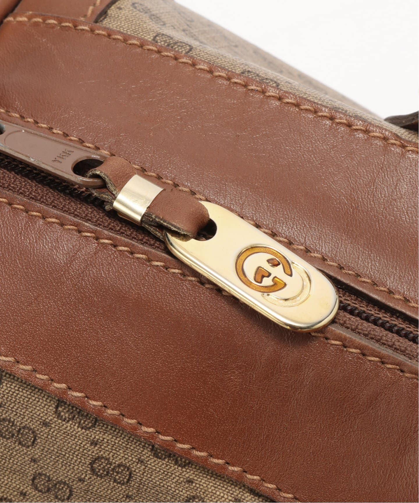 VINTAGE GUCCI /グッチ】ボストンバッグ micro gg（ボストンバッグ