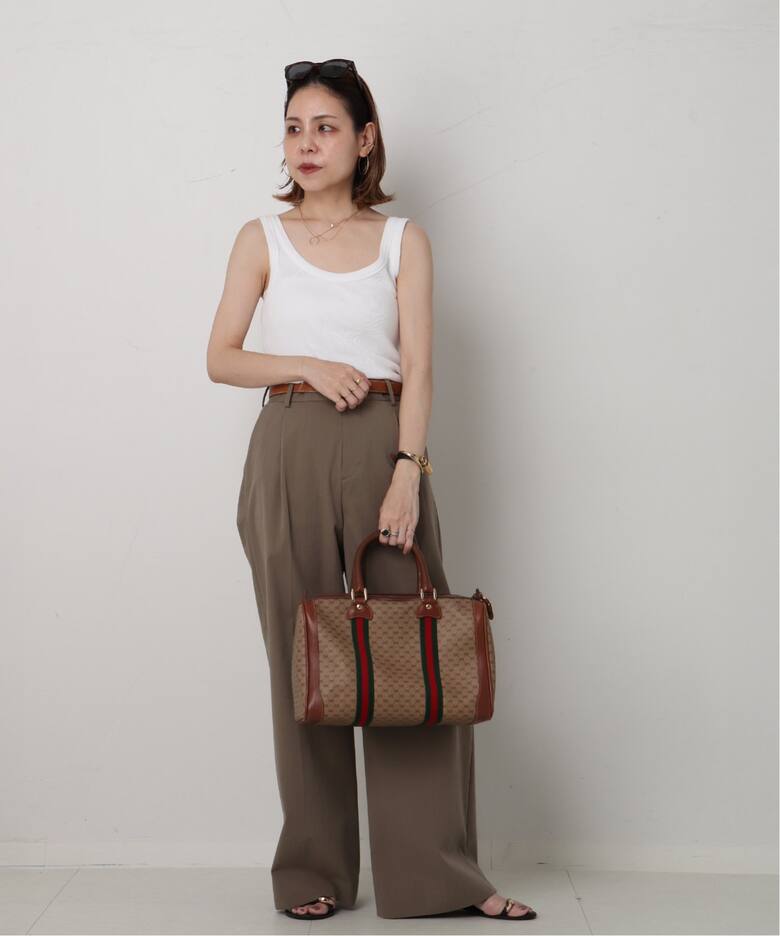 VINTAGE GUCCI /グッチ】ボストンバッグ micro gg（ボストンバッグ 