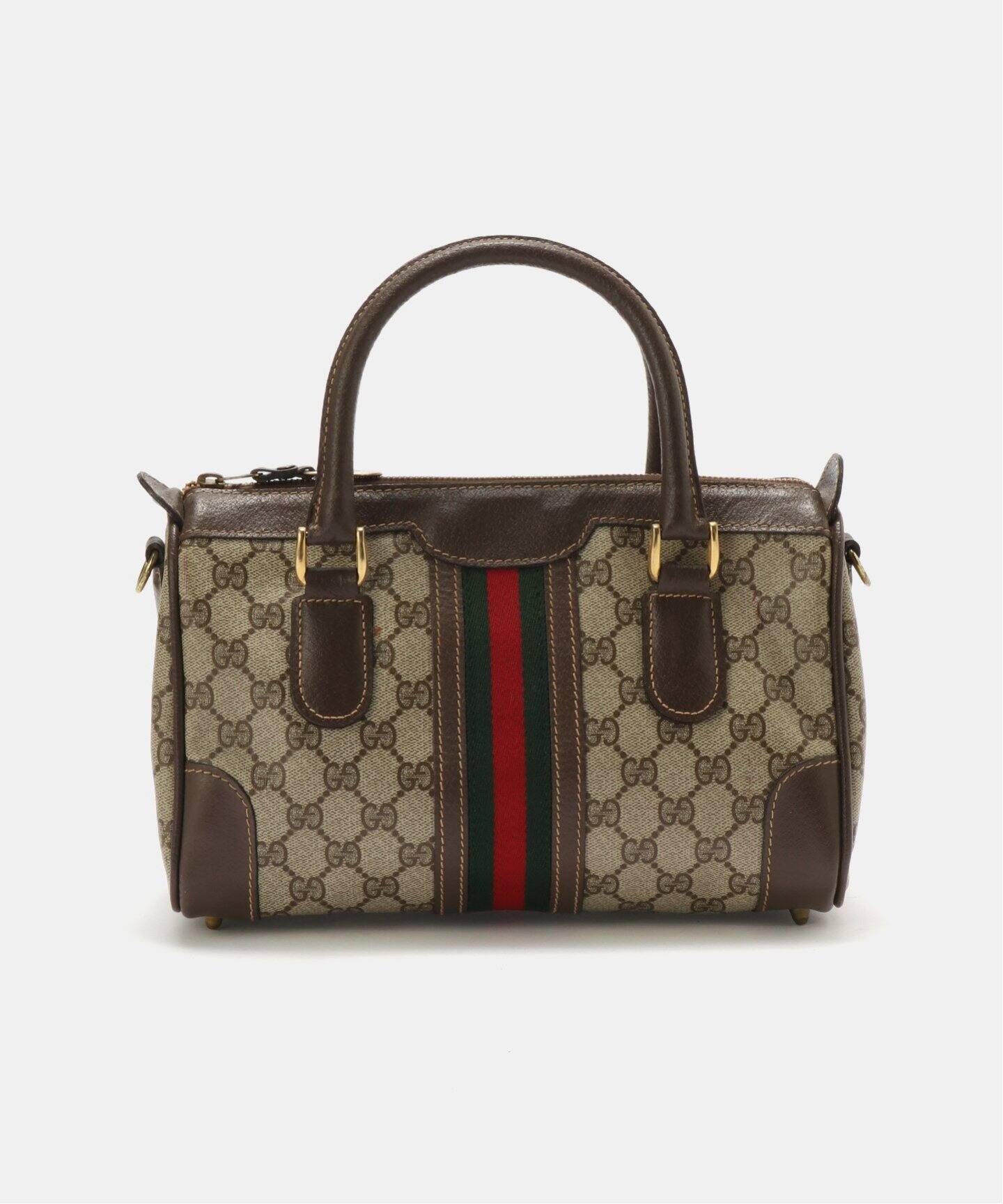 VINTAGE GUCCI /グッチ】ボストンバッグ gg supreme（ボストン