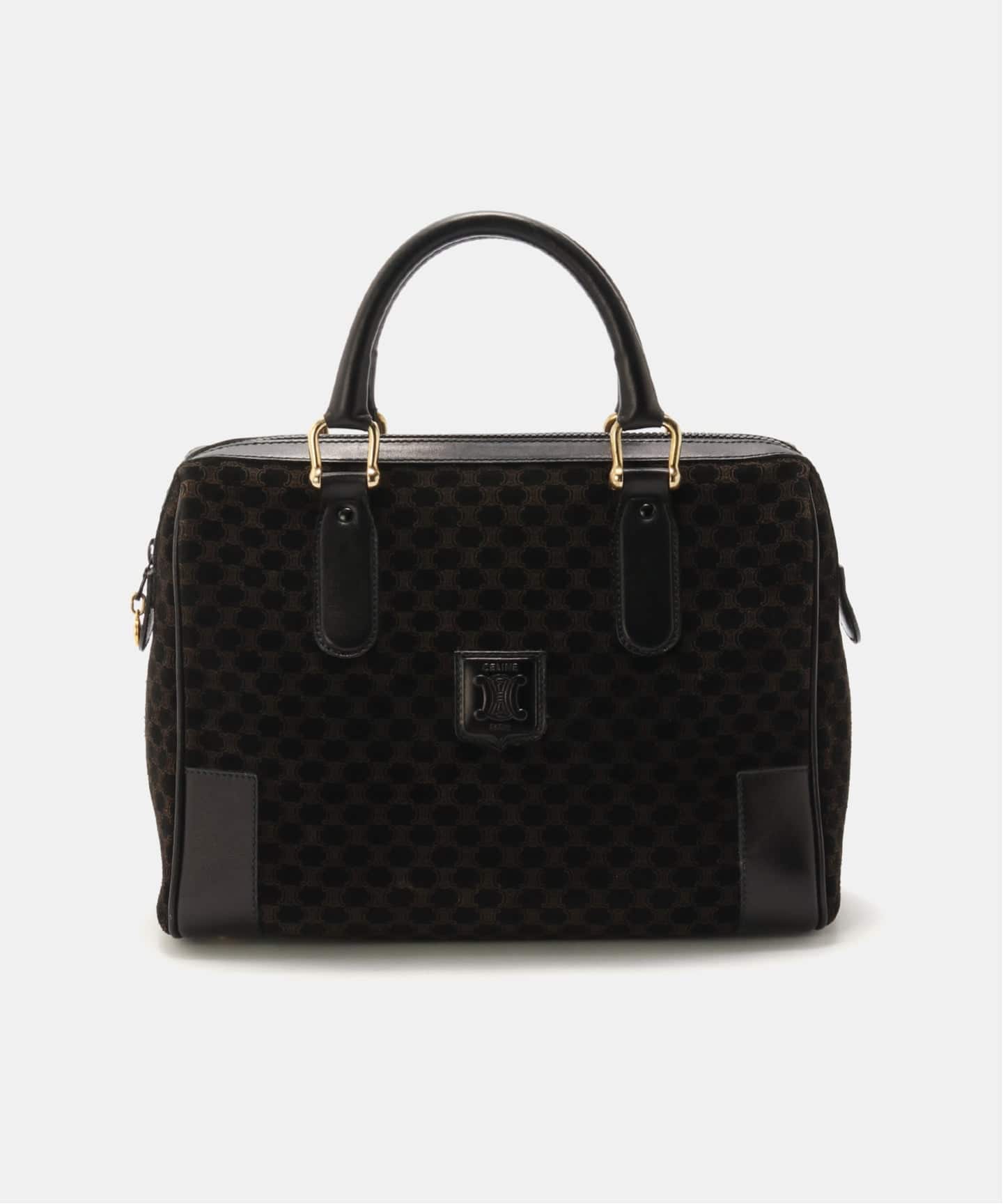 VINTAGE CELINE/セリーヌ】macadam ボストンバッグ 31 suede（ボストン
